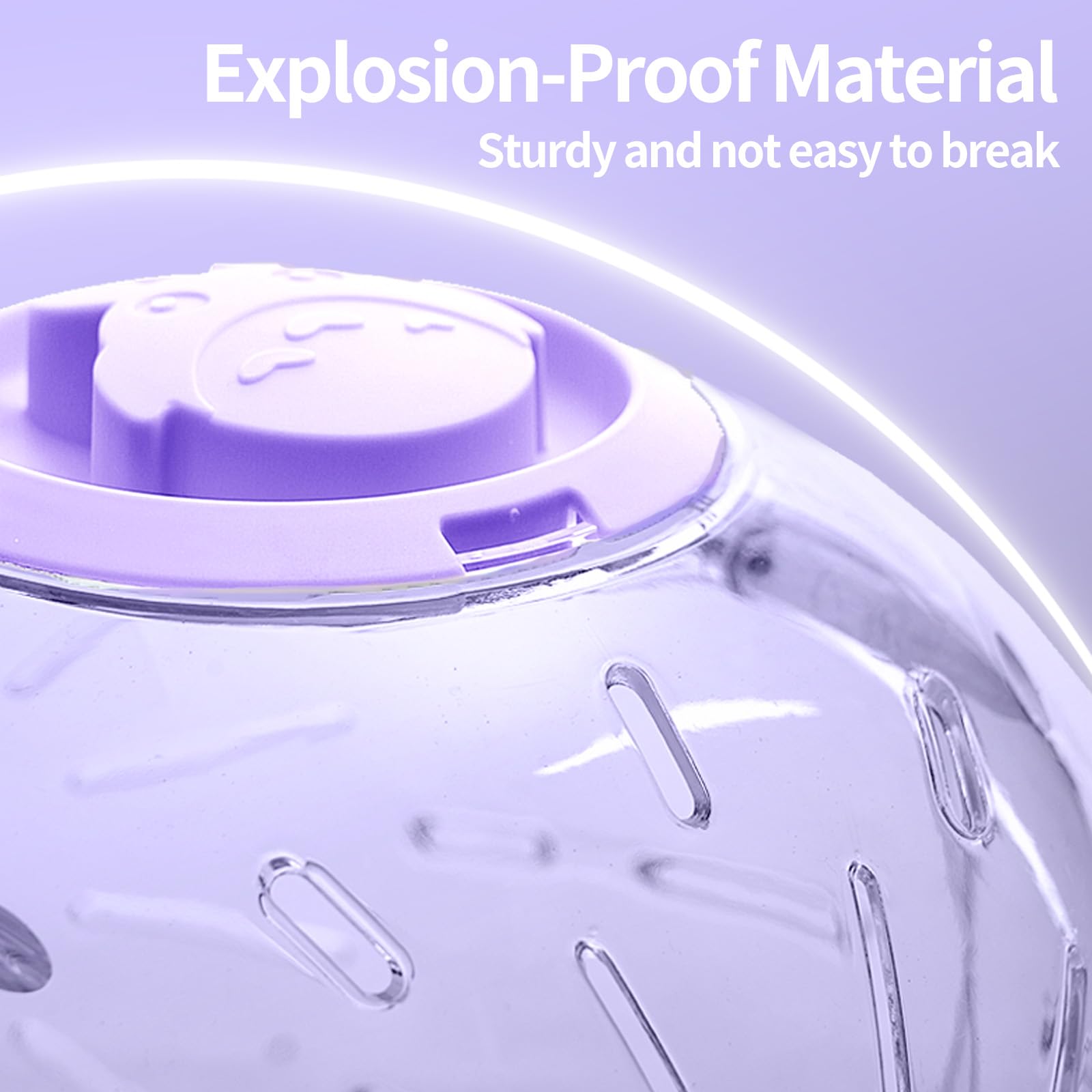 5.9 Inch Hamster Ball, Exercise Toys, Running Ball, Clear Plastic Balls, Large Space, Easy To Clean, Hamster Cage Accessories, F