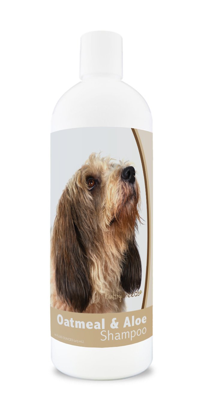 Healthy Breeds Petits Bassets Griffons Vendeen Oatmeal Shampoo with Aloe 16 oz