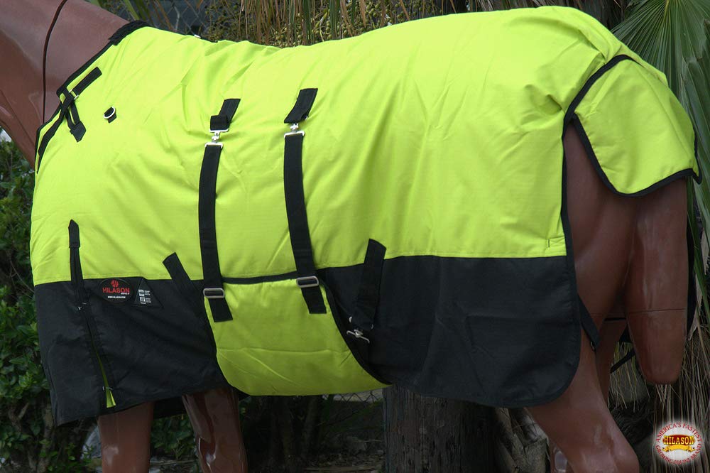 Hilason 1200D Winter Waterproof Poly Horse Blanket Belly Wrap | Horse Blanket | Horse Turnout Blanket | Horse Blankets For Winte