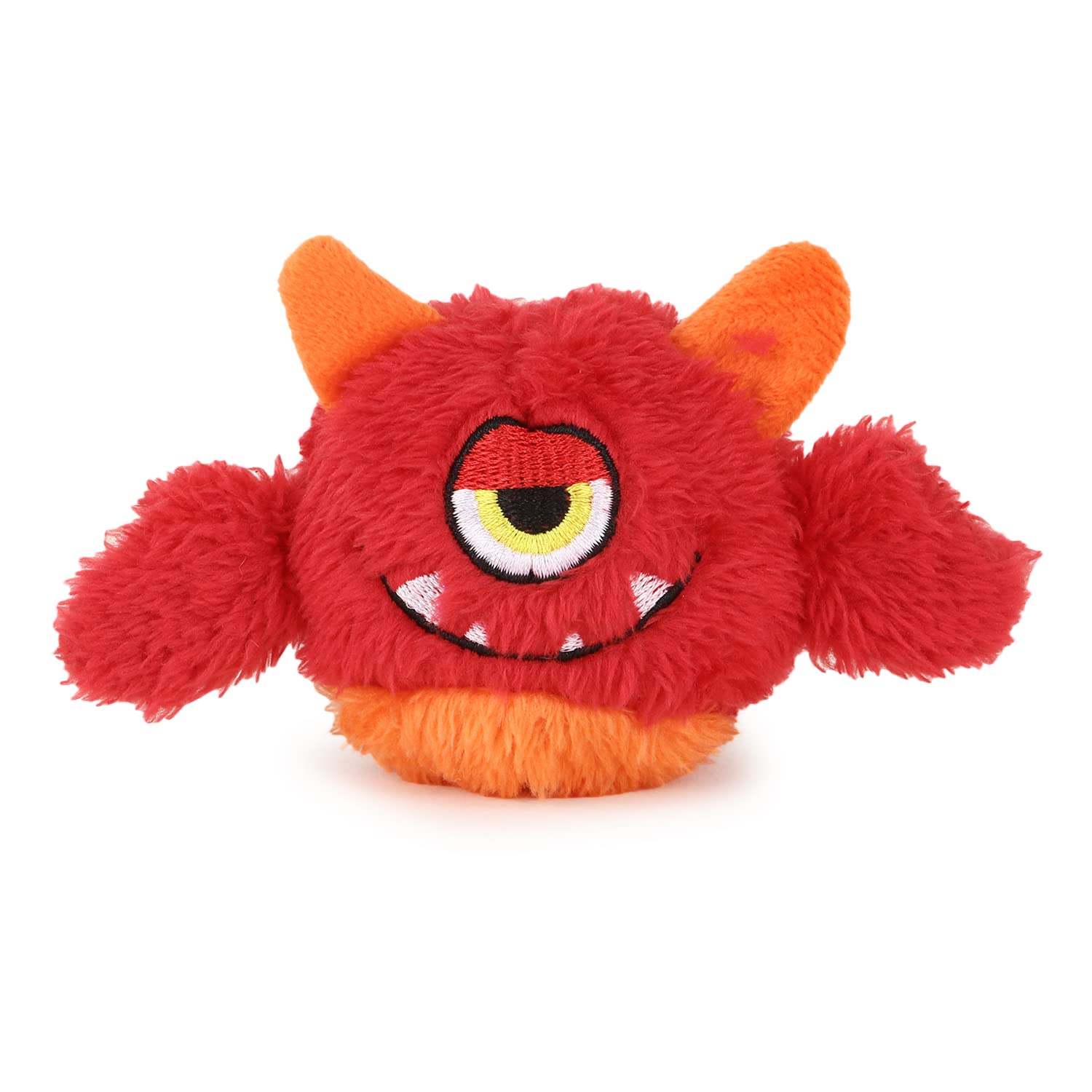 Basil Monster Ball Dog Toy | Bouncy Chew Ball for Dogs & Puppies | Durable, NonToxic & Squeaky | Fun Interactive Play for All B