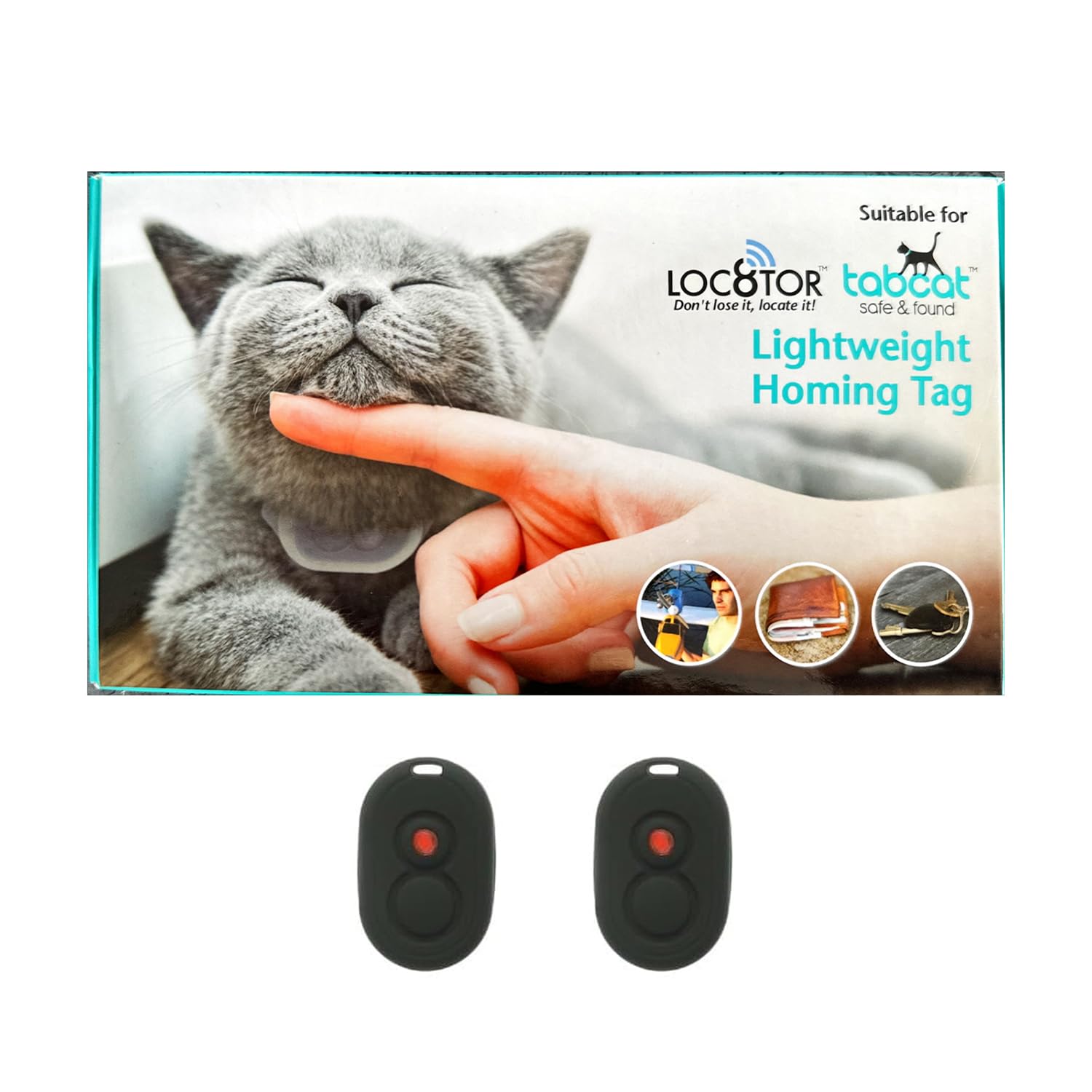 Homing Tag V2 For Loc8Tor Tabcat Pet Collar Locator V2 (2 Pack)