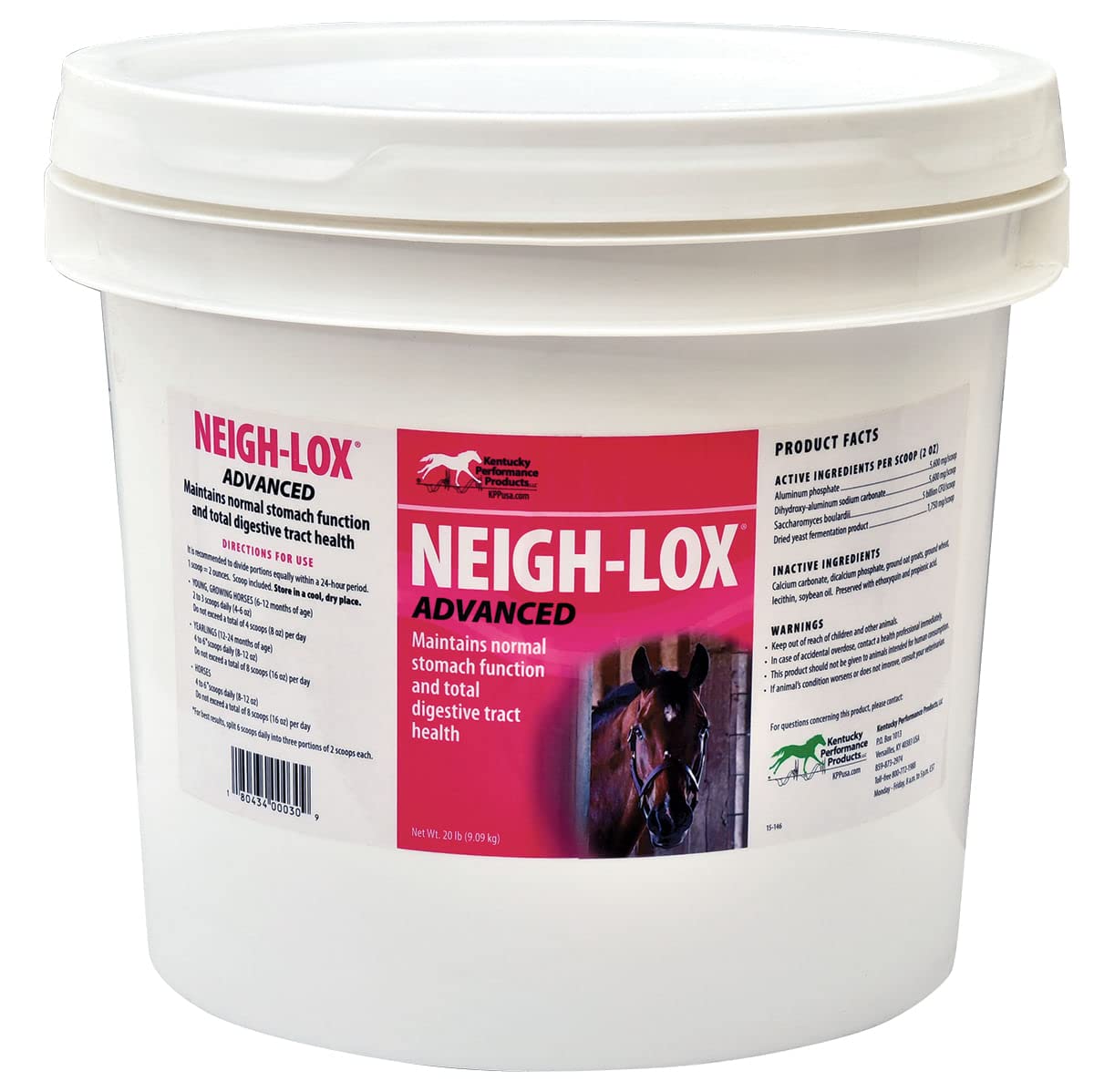 KENTUCKY PERFORMANCE PROD Neigh-Lox Advanced, 20 lb