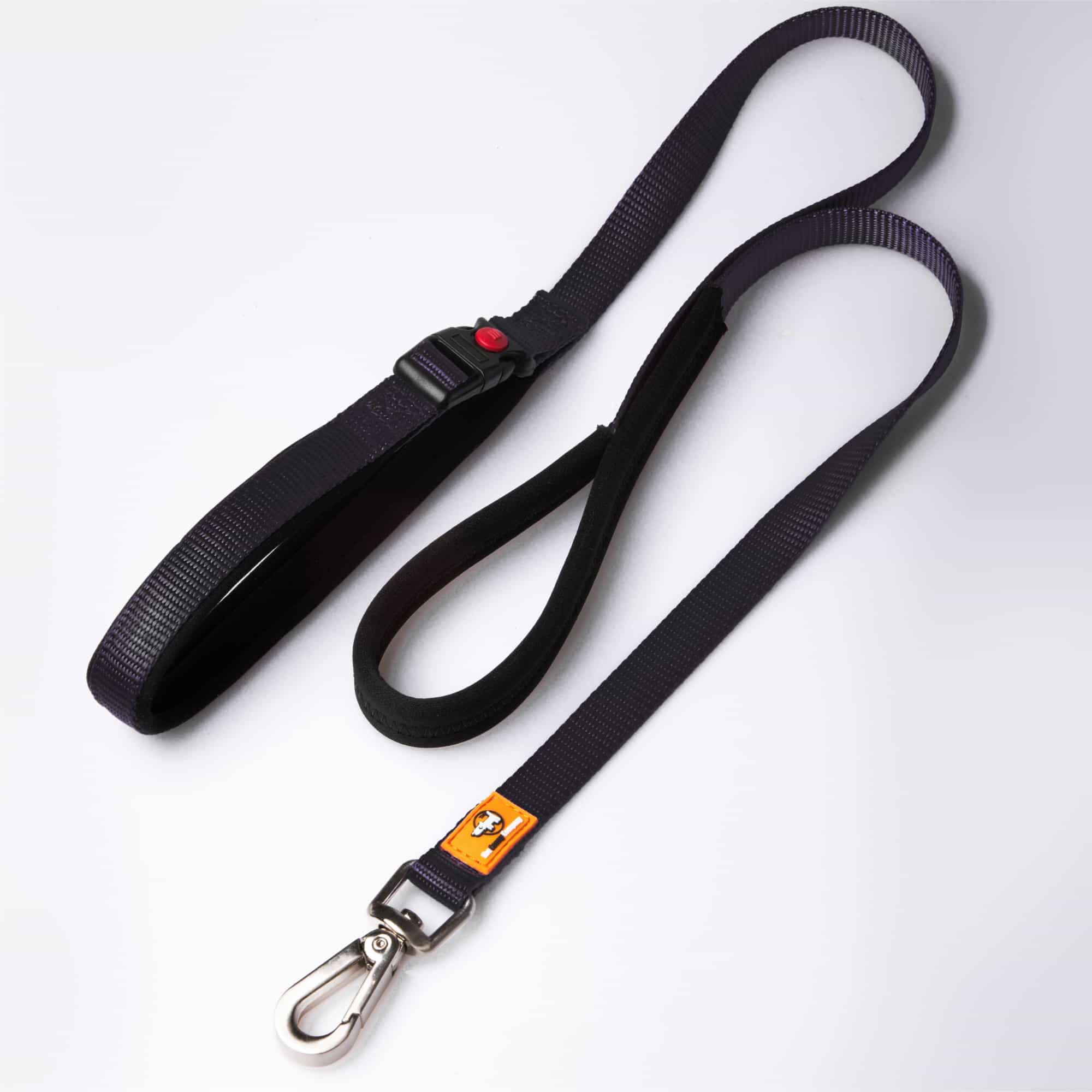 Canny Leash Connect | Heavy Duty Dog Leash | Small, Medium, Large | Handle, Buckle, Padded Grip, Secure Clip | Tie Anywhere, 4ft