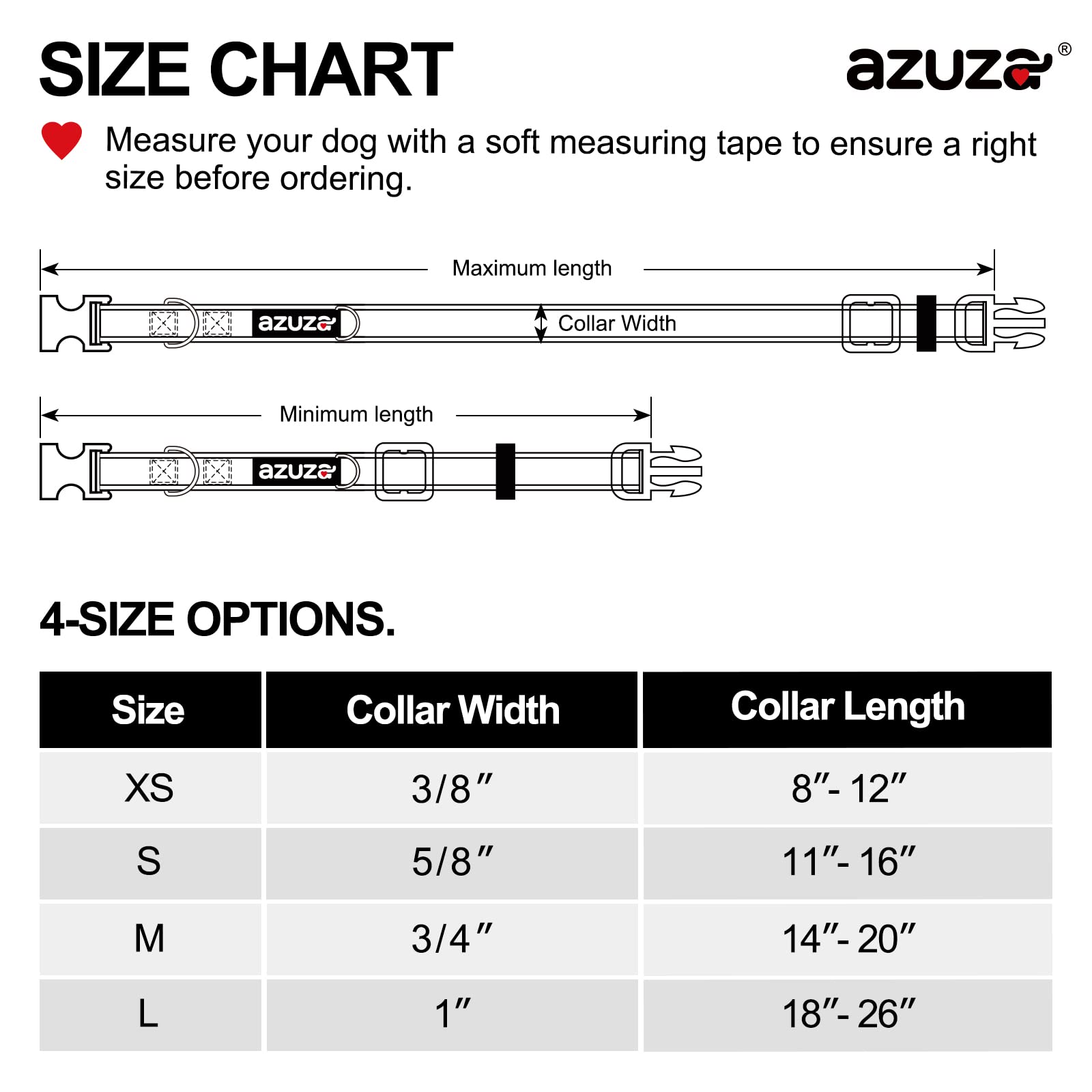 Azuza 3 Pack Dog Collars Comfortable And Adjustable Nylon Dog Collars For Medium Dogs, M (14-20Inch),Green, Blue And Royal Blue