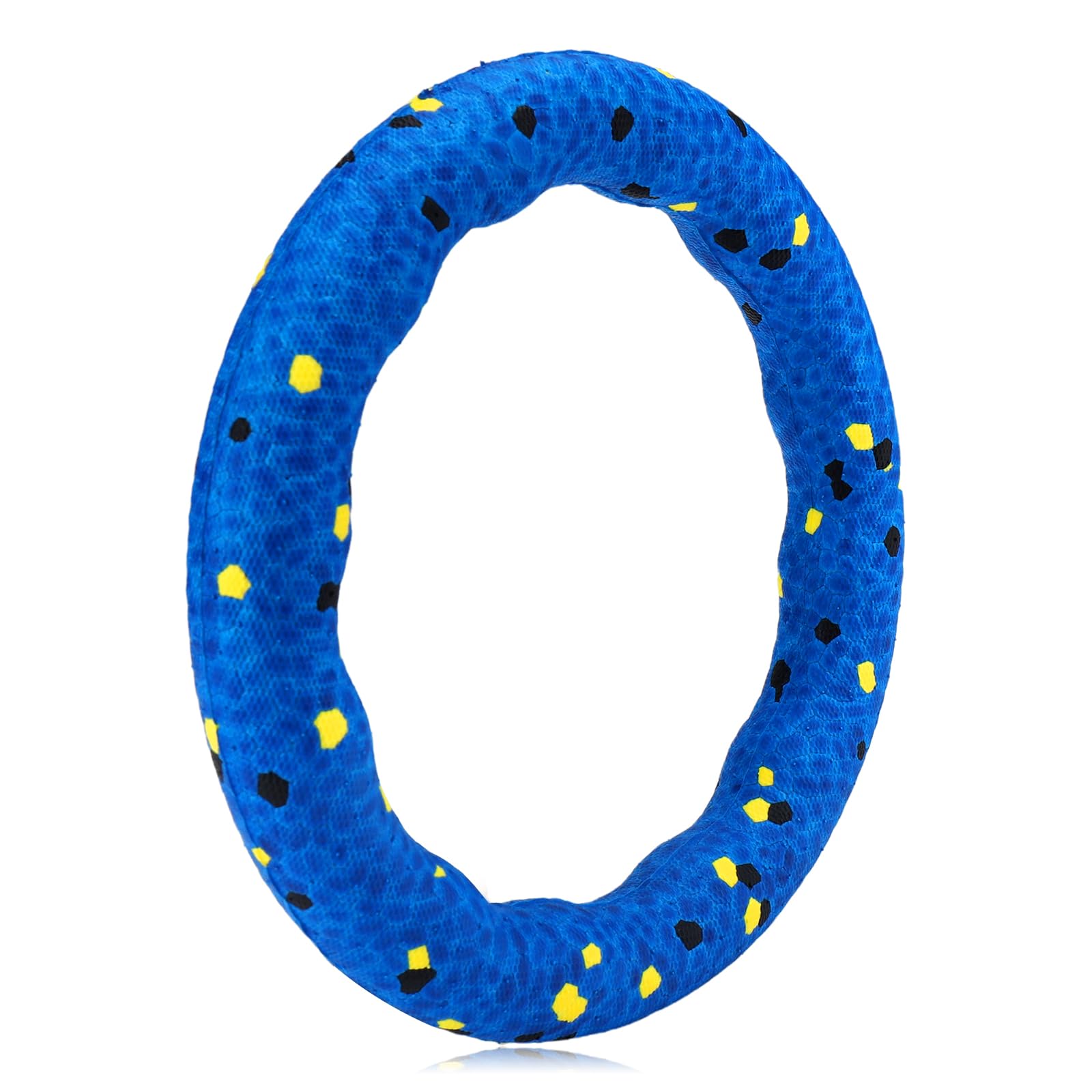 Mity Rain Floating Dog Toys -E-Tpu Water Pool Fetching Toy With Rope For Small Medium Large Pet, Ring Shape Indestructible Inter