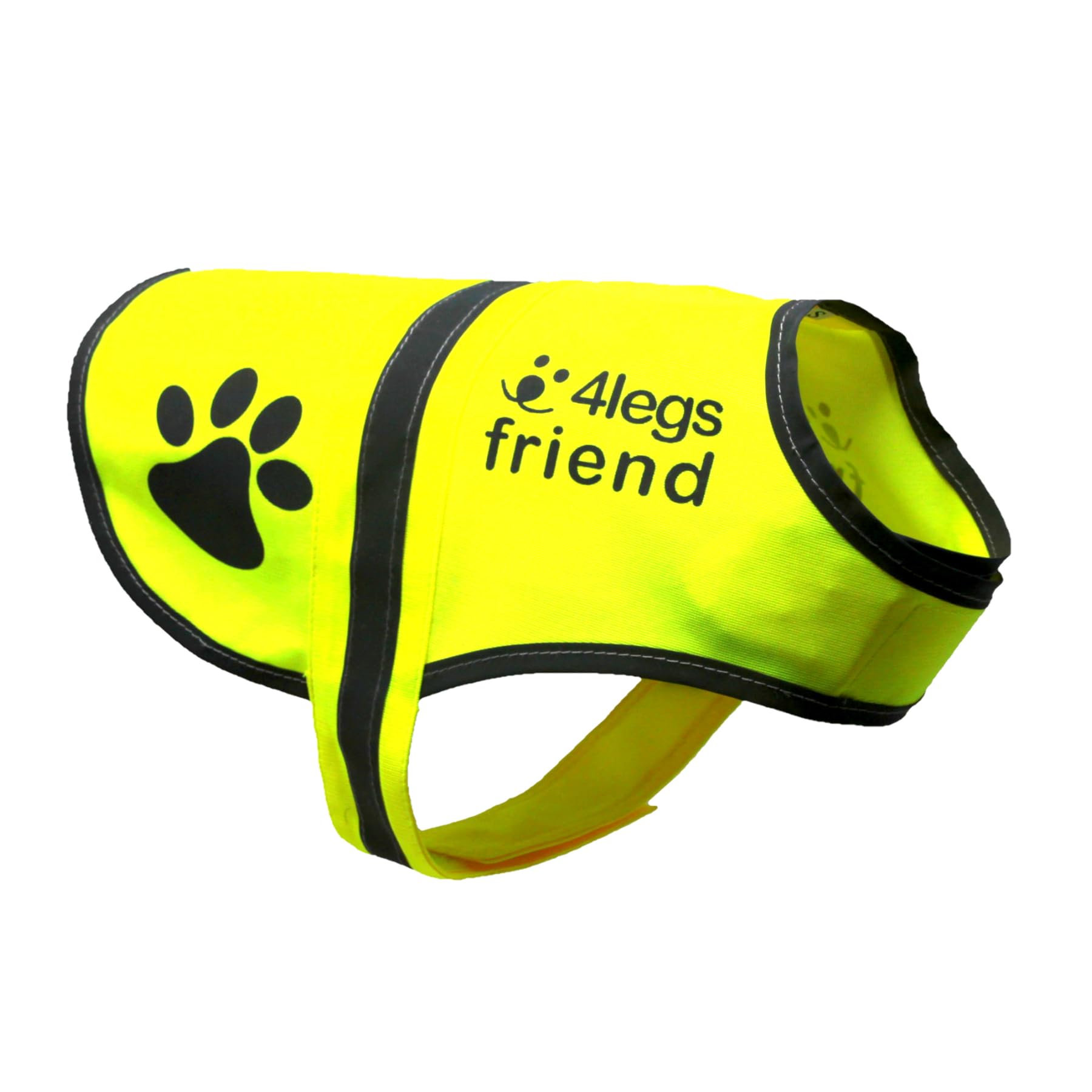 4LegsFriend Safety Reflective Vest for Dogs - High Visibility for Outdoor Activity Day and Night, Protect Your Pet from Cars & H