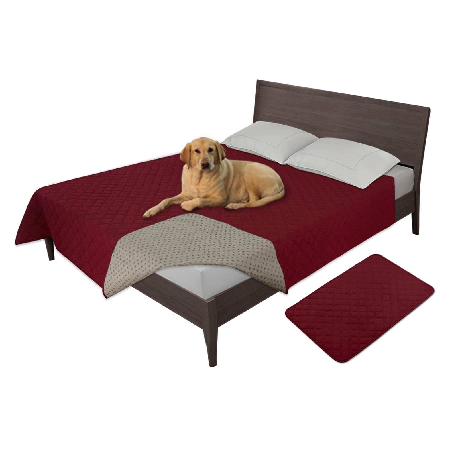 Easy-Going 100% Waterproof Dog Bed Cover, Non-Slip Pet Blanket For Furniture, Washable Couch Cover, Repleasement Sofa Cover (96X