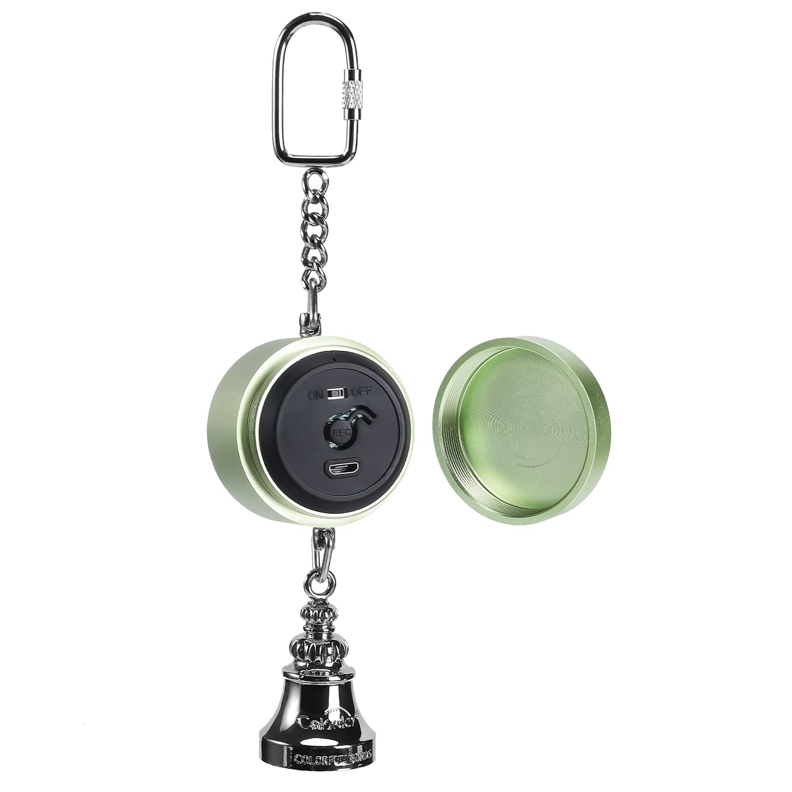 Colorday Bird Toys Parrot Talking Coach & Interactive Voice Bell For Parakeet, African Grey, Amazon Parrots, Quaker, Cockatiel,