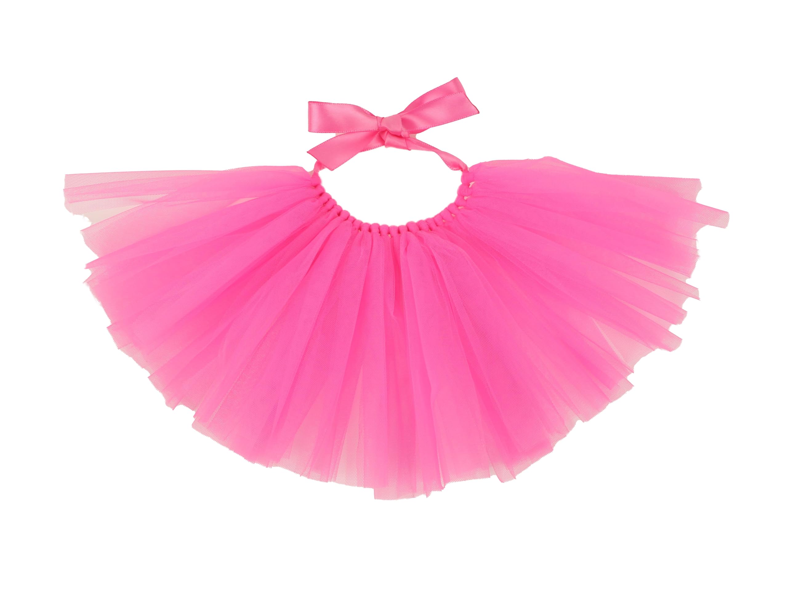 Pawpatu Handcrafted In Usa Hotpink Tulle Tutu For Extra Small Dogs