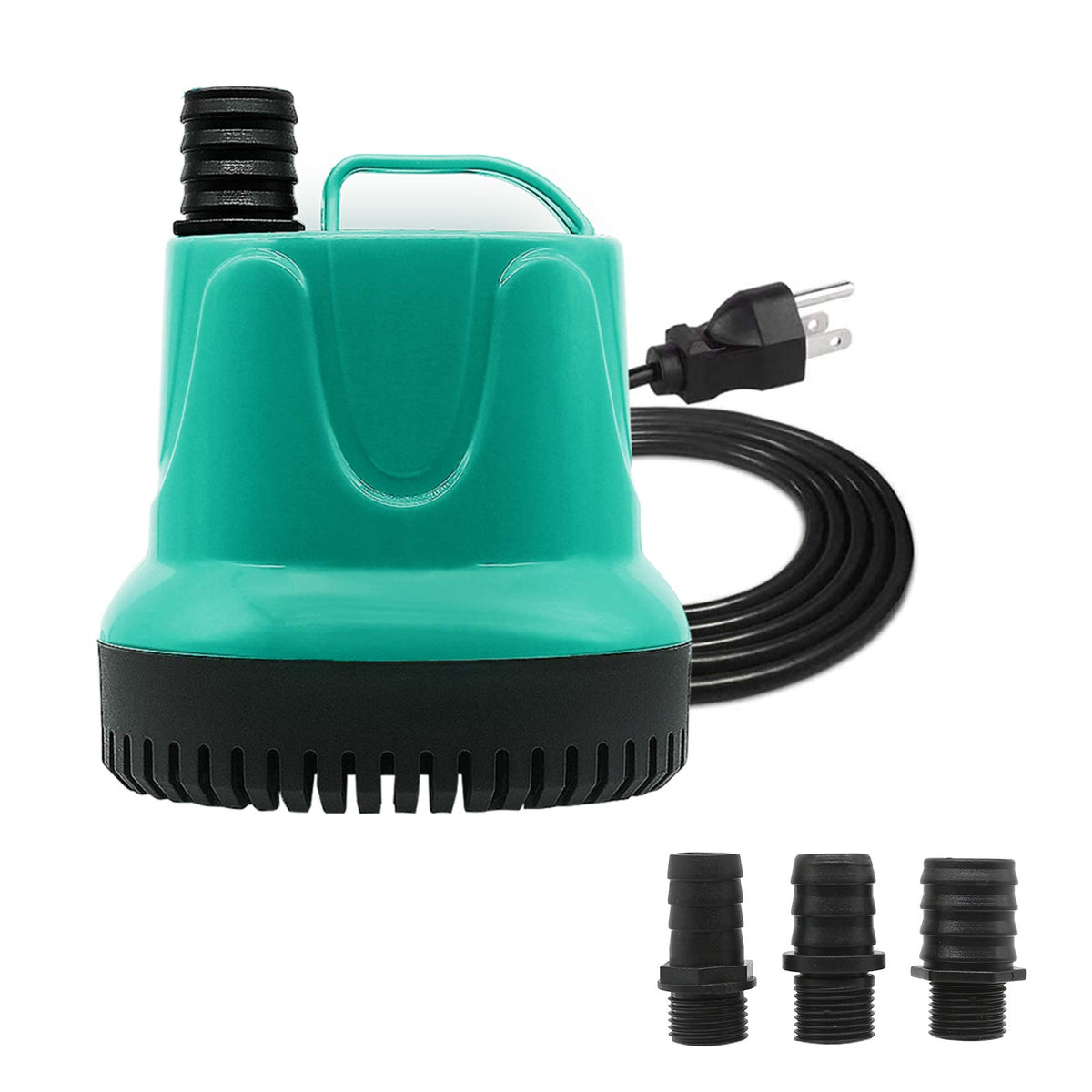 Upettools Submersible Water Pump, Ultra Silence Circulation Multifunctional Water Pump With Handle For Pond, Aquarium, Hydroponics, Fish Tank Fountain With 4.6Ft (1.4M) Power Cord (40W)