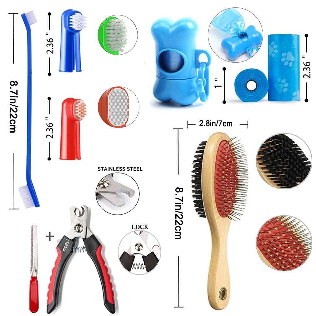 Lobeve [Upgrade Version] Puppy Kit,39 Pack Puppy Essential Starter Kit For Small And Medium Dogs,Perfect Welcome Home Gift For New Puppies