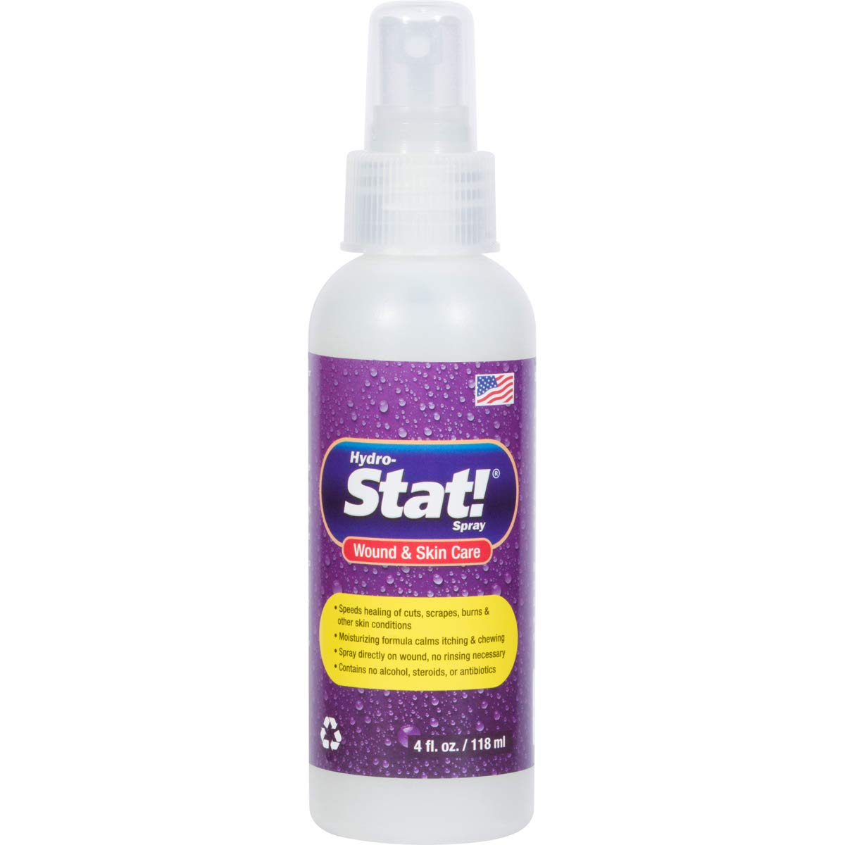 Stat! Spray Pet Wound & Skin Care  First-Aid Treatment for Dogs, Cats, Horses  Natural Plant Based Ingredients  Speeds Healing o