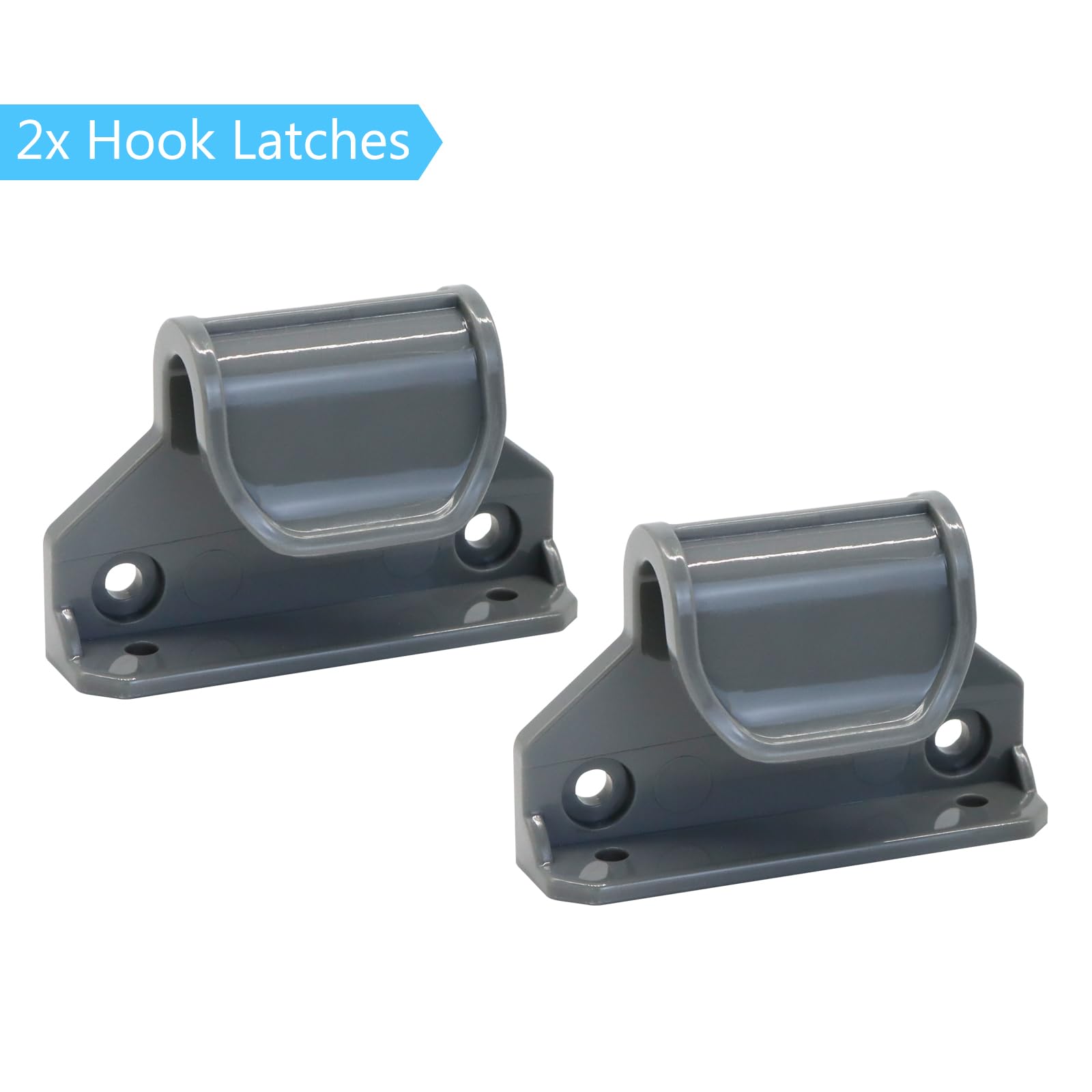 Kiskiz Extra Wide Retractable Baby Gate Replacement Parts Kit (Gray) Retractable Baby Gates Full Set Wall Mount Accessories Retractable Gate Baby Gate Hardware With Brackets, Latches, Hooks, Screws