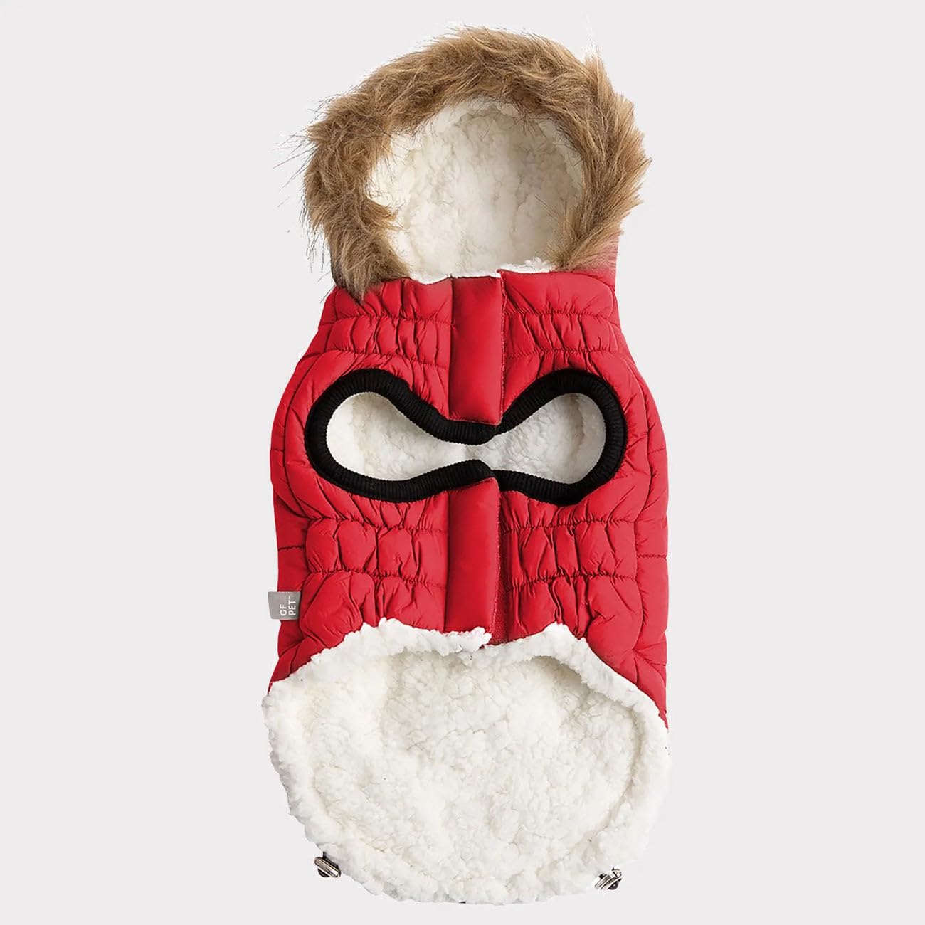 Gf Pet Urban Parka - Windproof & Insulated Winter Coat For Dogs - Stylish & Comfortable Parka Jacket - Adjustable Fit - 2Xl, Red