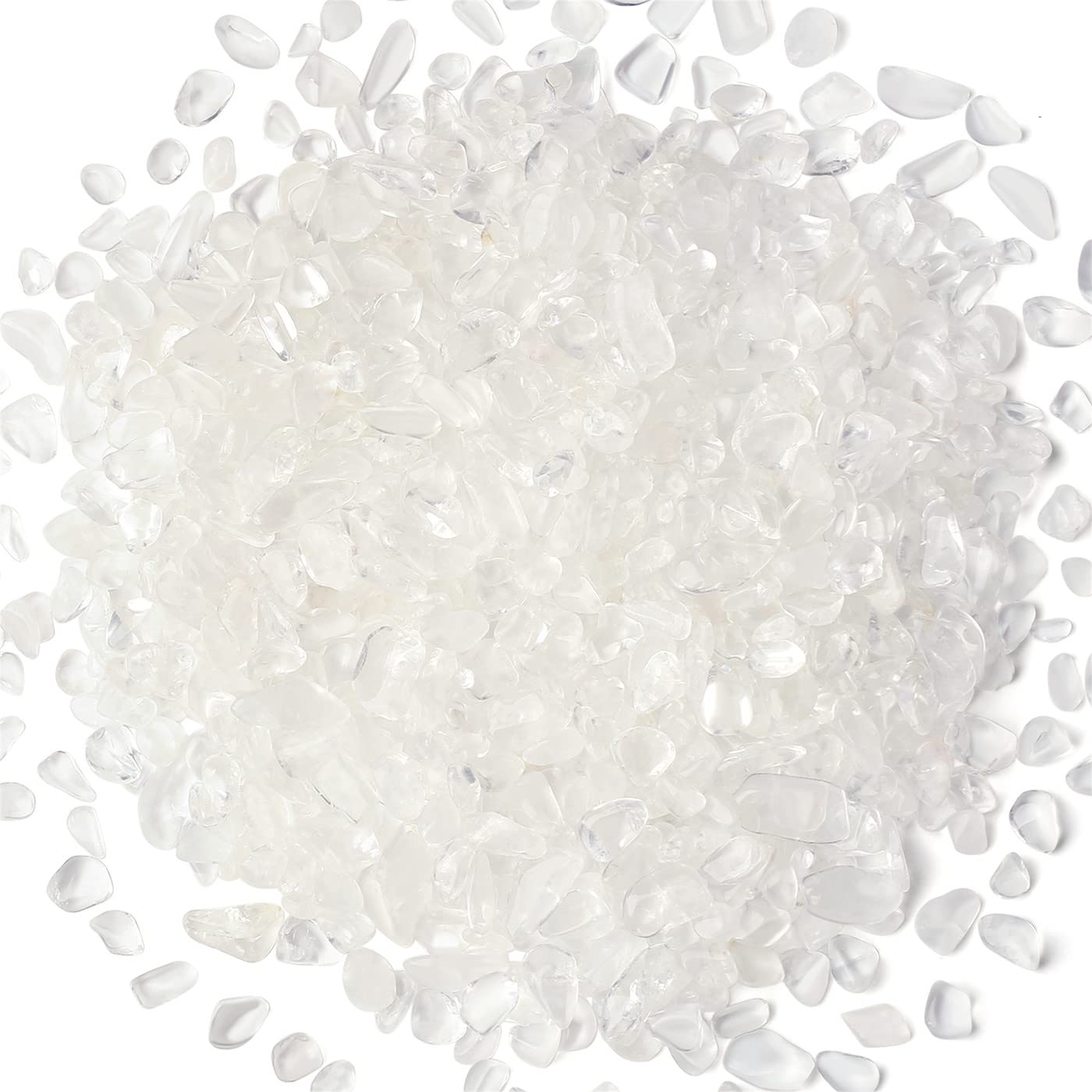 Clear Quartz Healing Crystal Chips Bulk Gemstones Sets Tumbled Crushed Stones Crushed Crystals Natural Rocks For Fountain Rocks 