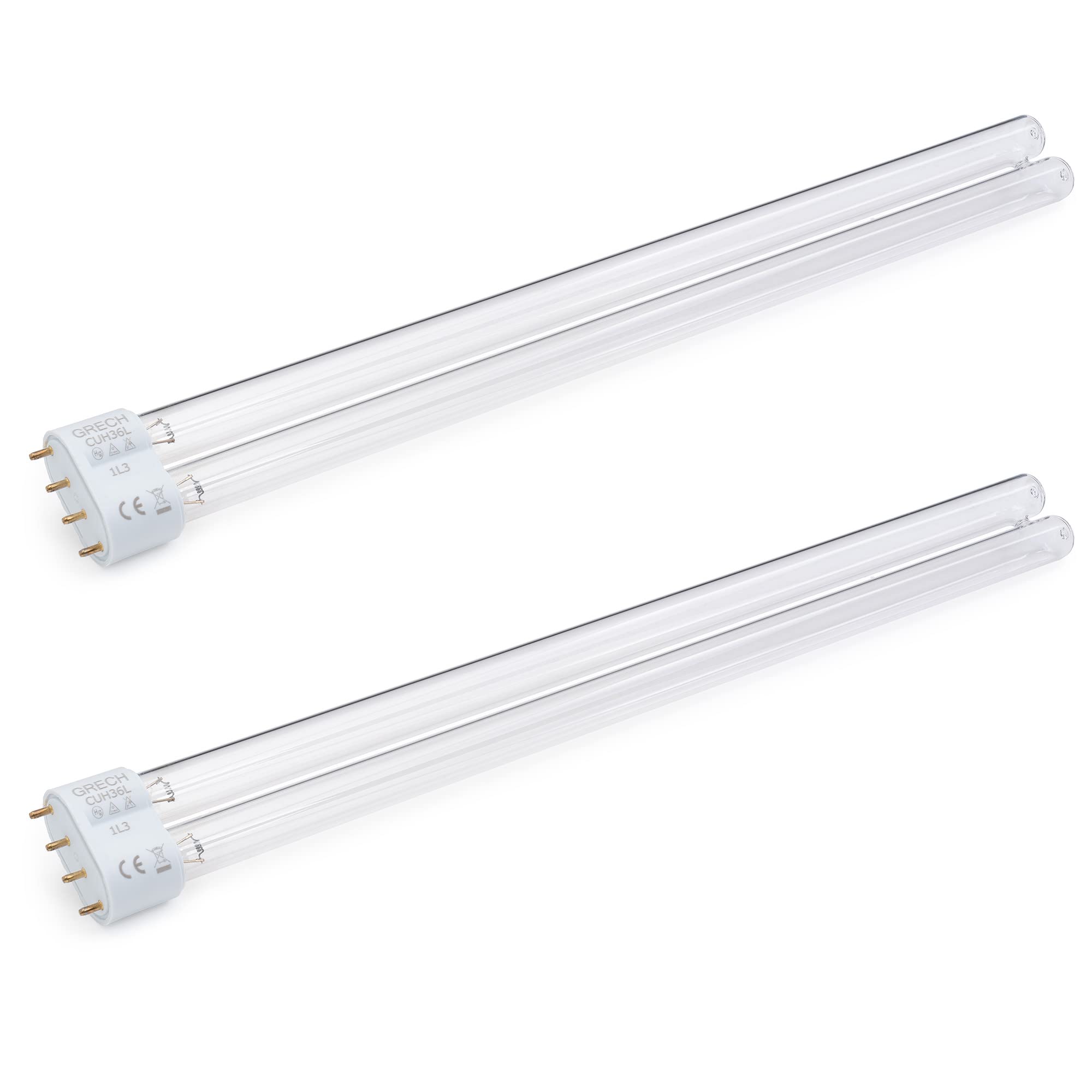 OXYFUL 36W UV 2G11-4 Pin Base Replacement Light Clarifier Lamp Filter for Aquarium Koi Pond Fish Tank Compatible to CUV-336 / CU