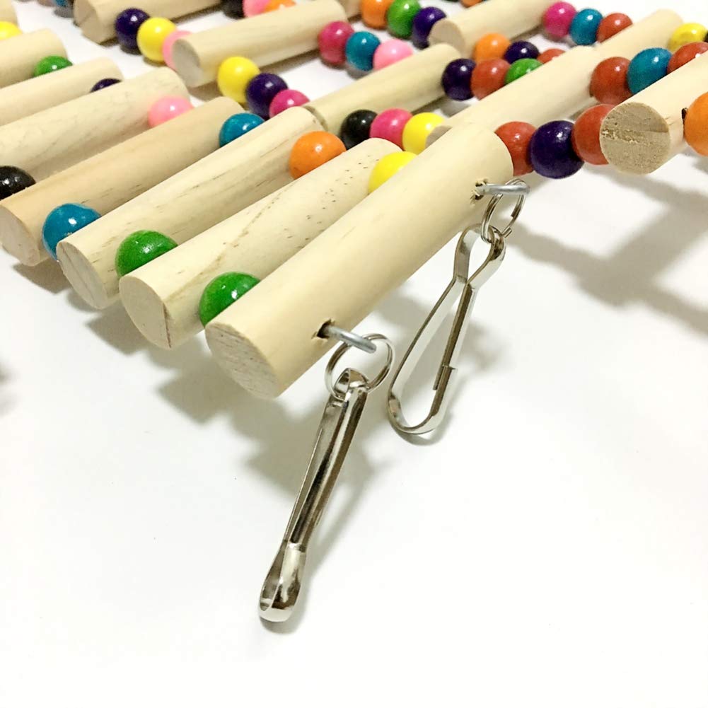 Leeko Pet Hammock Hamster Hanging Toy, 3 Piece Set House Hanging Bed Cage Toys For Small Animal Sugar Glider Squirrel Chinchilla Hamster Rat Playing Sleeping