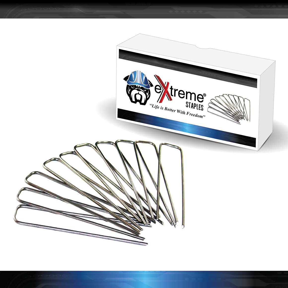 Extreme Dog Fence Pet Fence Staples For Electric Dog Fences And Sod Or Garden - 200 Staples