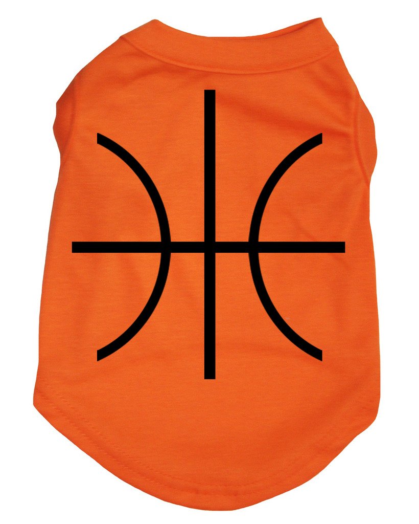 Petitebella Basketball Orange Puppy Dog Shirt (Small)