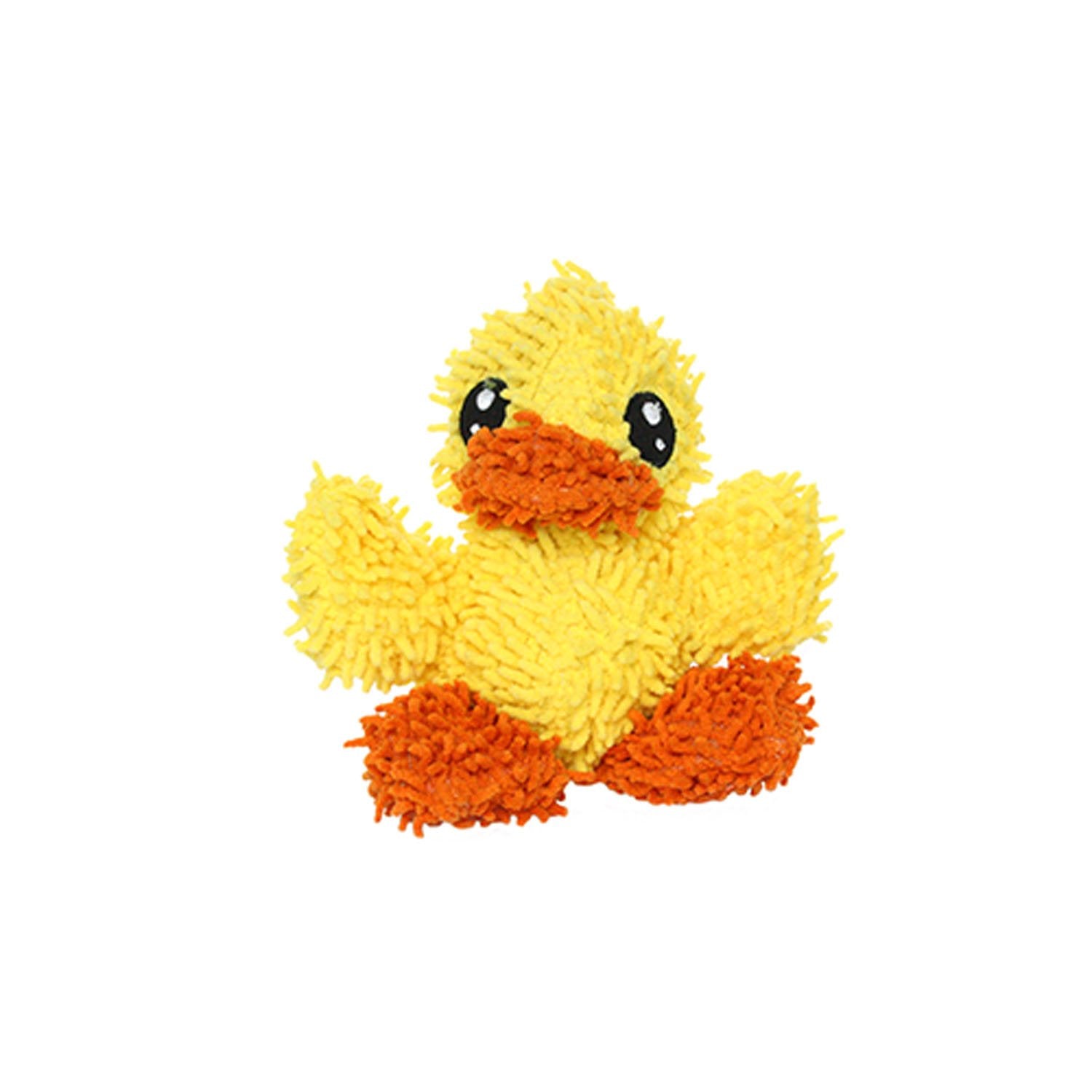 Mighty- Microfiber Ball Junior Duck – Made With Squeaker Balls And Minimal Stuffing. Strong & Tough. Interactive Play Dog Toy. Machine Washable & Floats