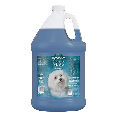 Bio-Groom Super Whitening Dog Shampoo – Whitening Pet Shampoo, Dog Bathing Supplies, Puppy Wash, Dog Grooming Supplies, Cruelty-Free – 1 Gallon