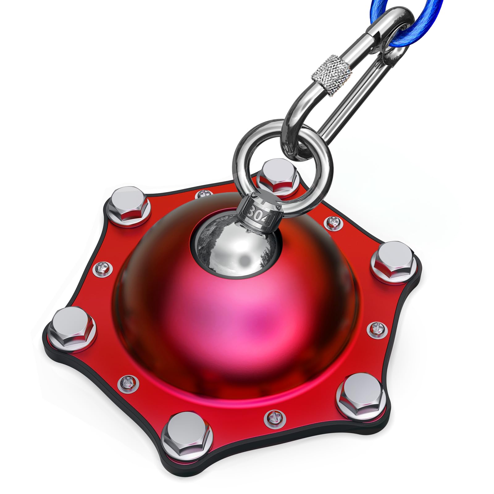 Catapamey Dog Tie Out Stake(No Cable), For Large Dogs Up To 200 Lbs 360Swivel Dog Run Anchors-Runner For Yard Camping,Best For I