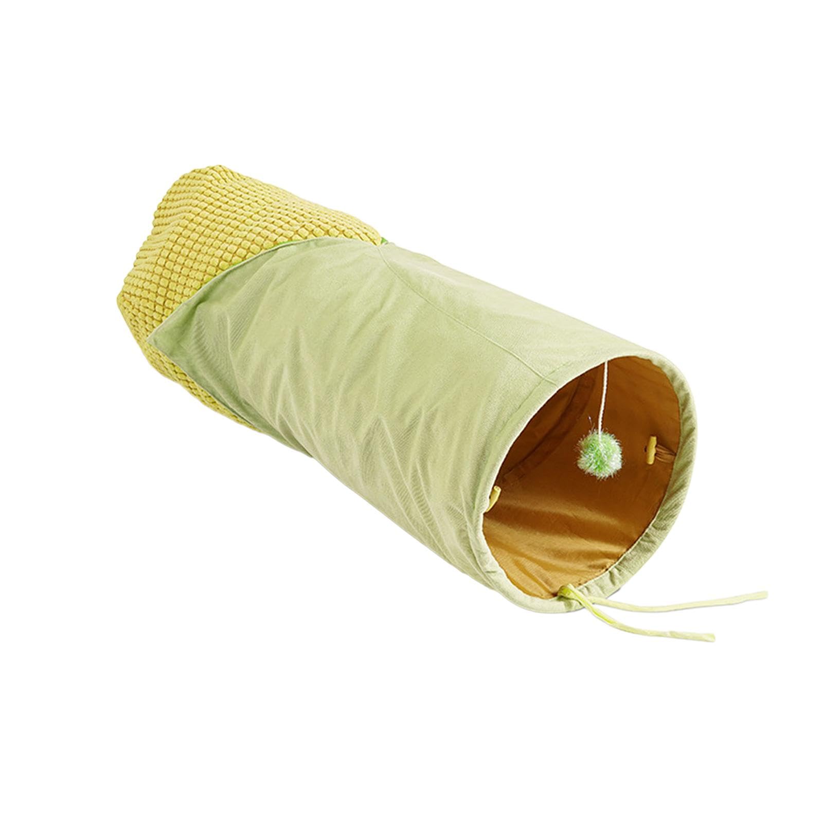 Enakshi Cat Tunnel With Playing Toys Interactive Toy For Outdoor Hamster Indoor Cats Corn | Pet Supplies | Cat Supplies | Toys