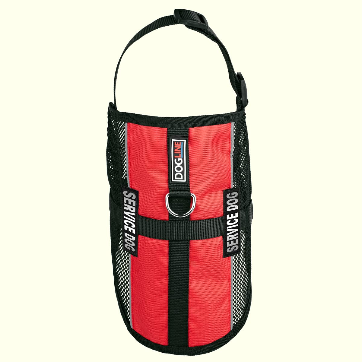 Dogline N0253-3-0210 Service Dog Vest Harness, X-Large/30 X 38', Red