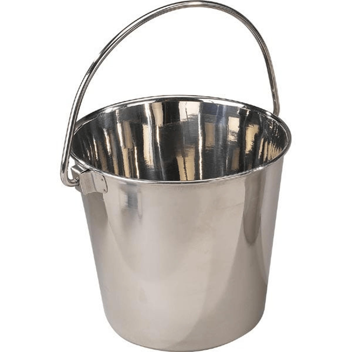 Proselect Heavy Duty Stainless Steel Pails — Durable Pails For Kennels And Farms - 6', 2-Quart