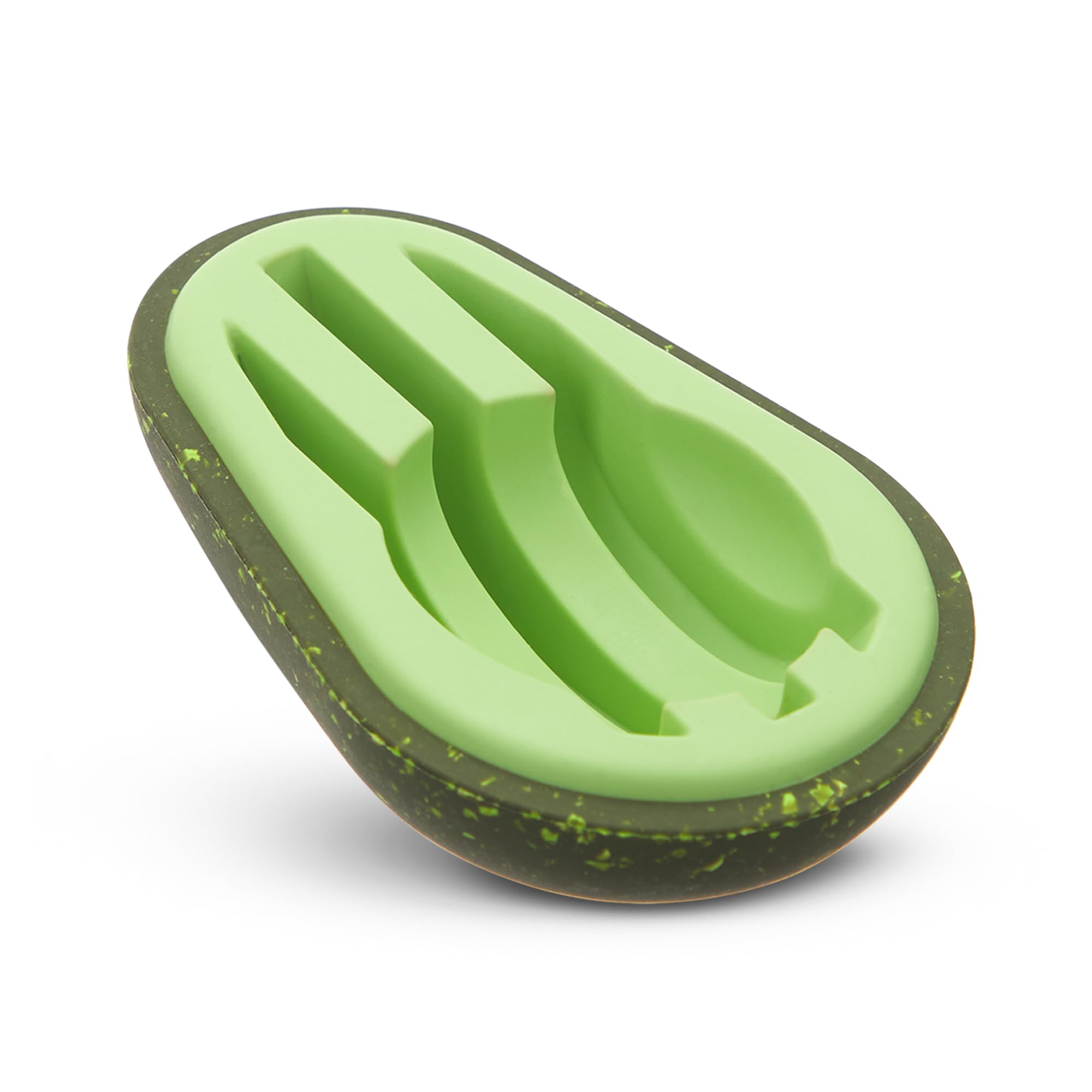 Barkbox Avocadoggo Dog Toy | Natural Rubber, Wobble Shape, Perfect For Peanut Butter & Dishwasher Safe | Dog Toy For Aggressive 