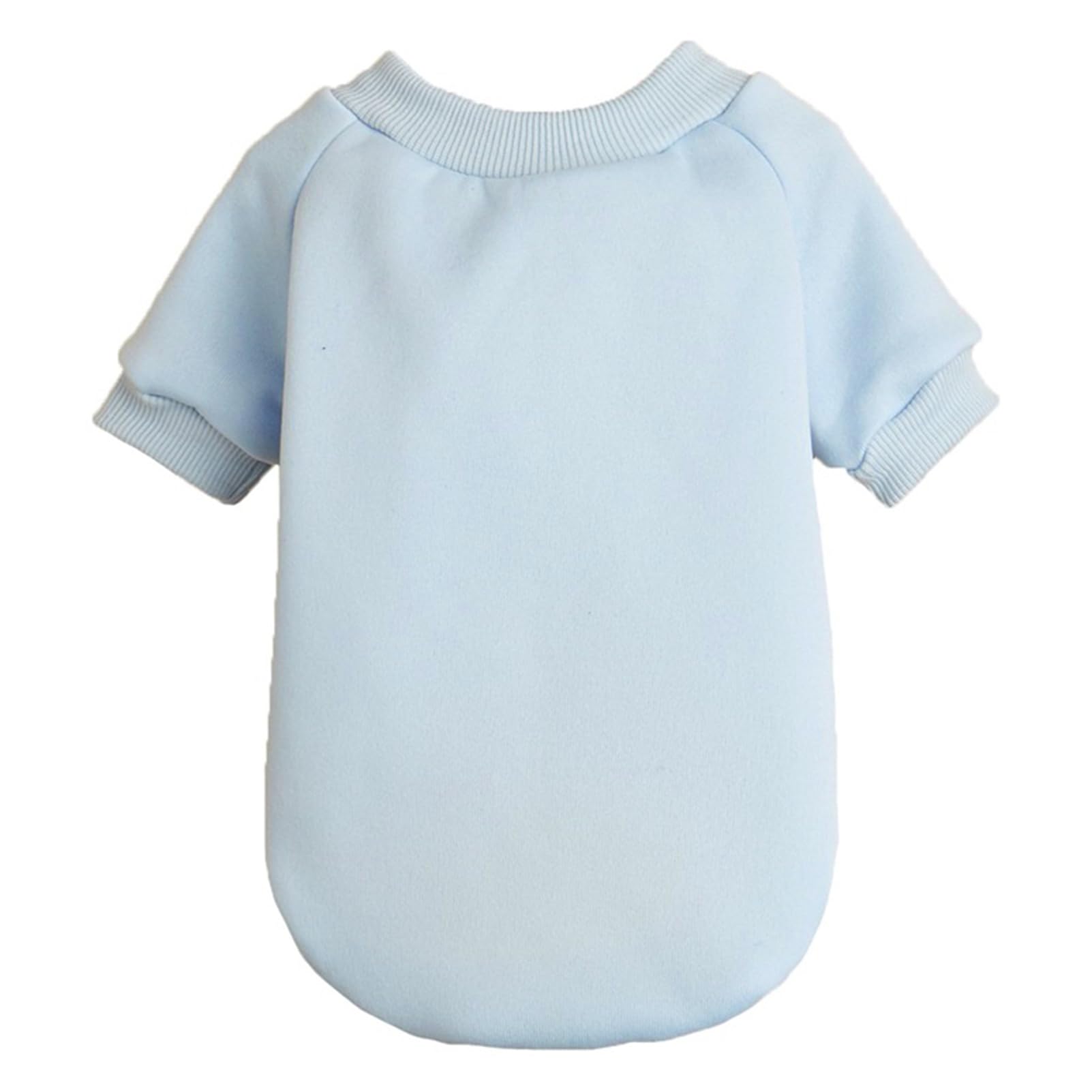 Jouhoi Puppy Sweater For Small Dogs Clothes Warm Winter Cat Clothe Pet Sweatshirt Knitwear Doggie Kitten Clothing, Light Blue, S