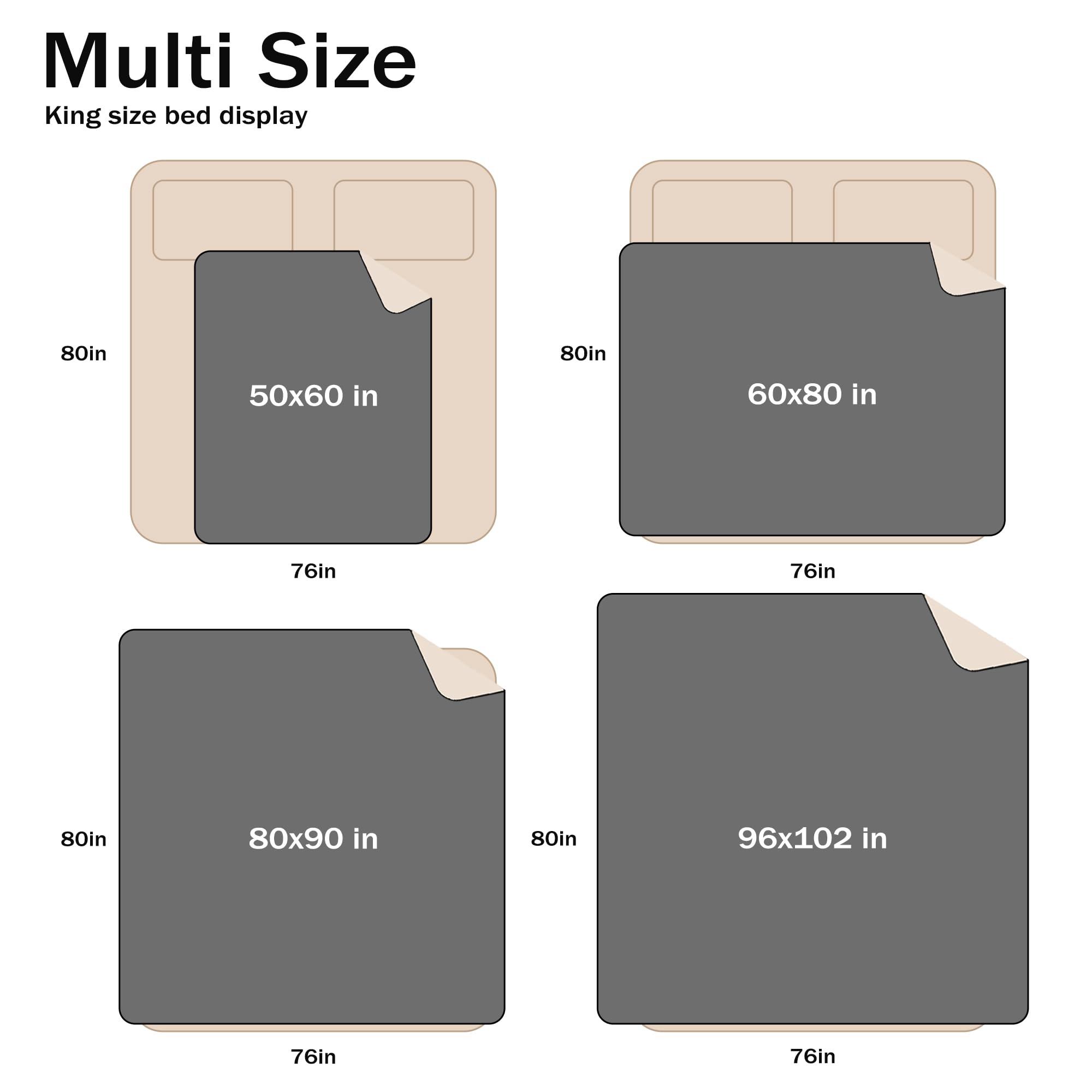 Catalonia Waterproof Blanket For Adults & Pets, Reversible Fleece Bed Sofa Cover, Washable Furniture Protector For Couch, Sofa,