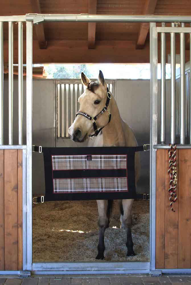 Kensington Stall Guard For Horses - Designed To Keep Horse Securely In Stall In Style - Adjustable Straps And Hardware Included