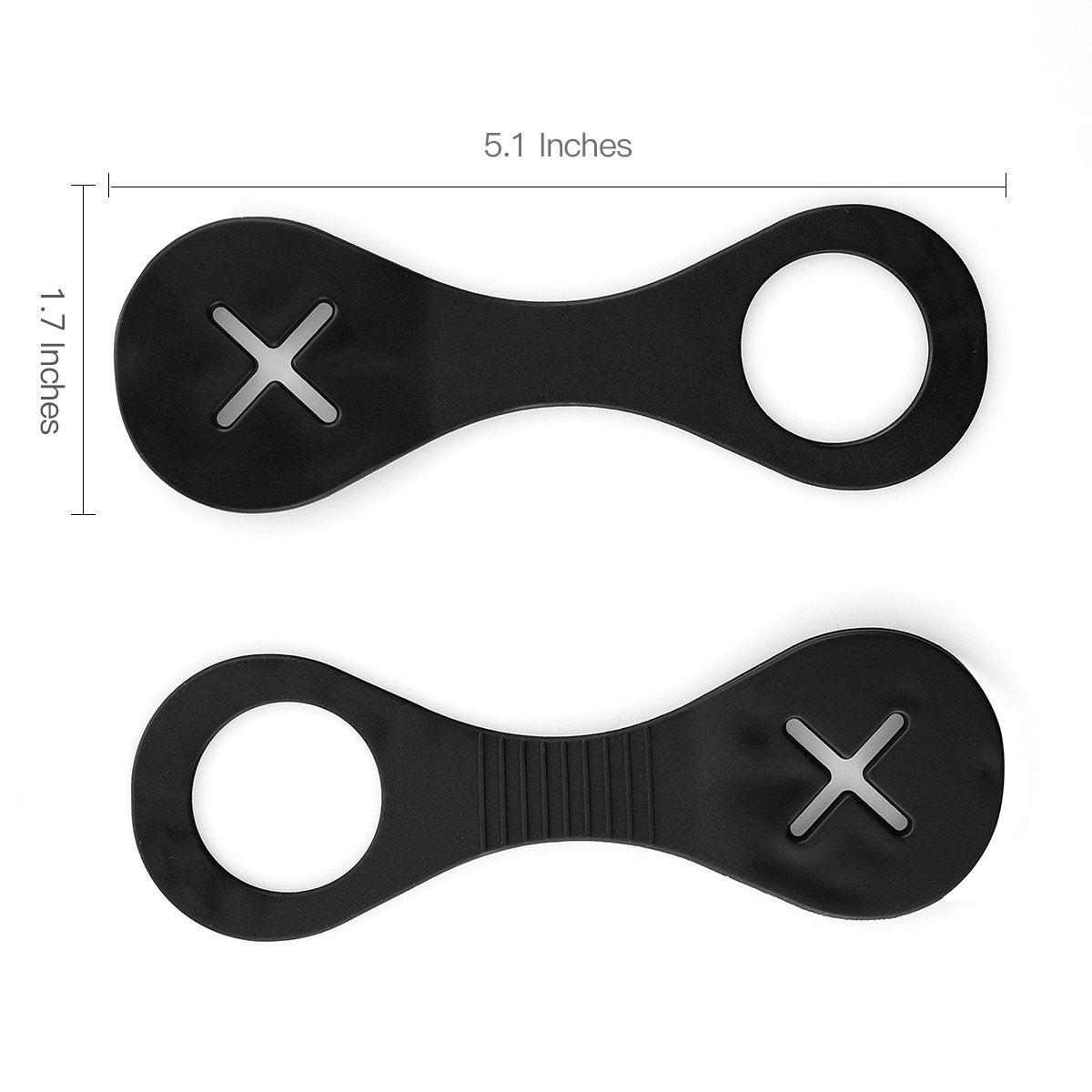 Okydoky Dog Poop Bag Holder Leash Waste Carrier Holder Bicycle (2 Pack)