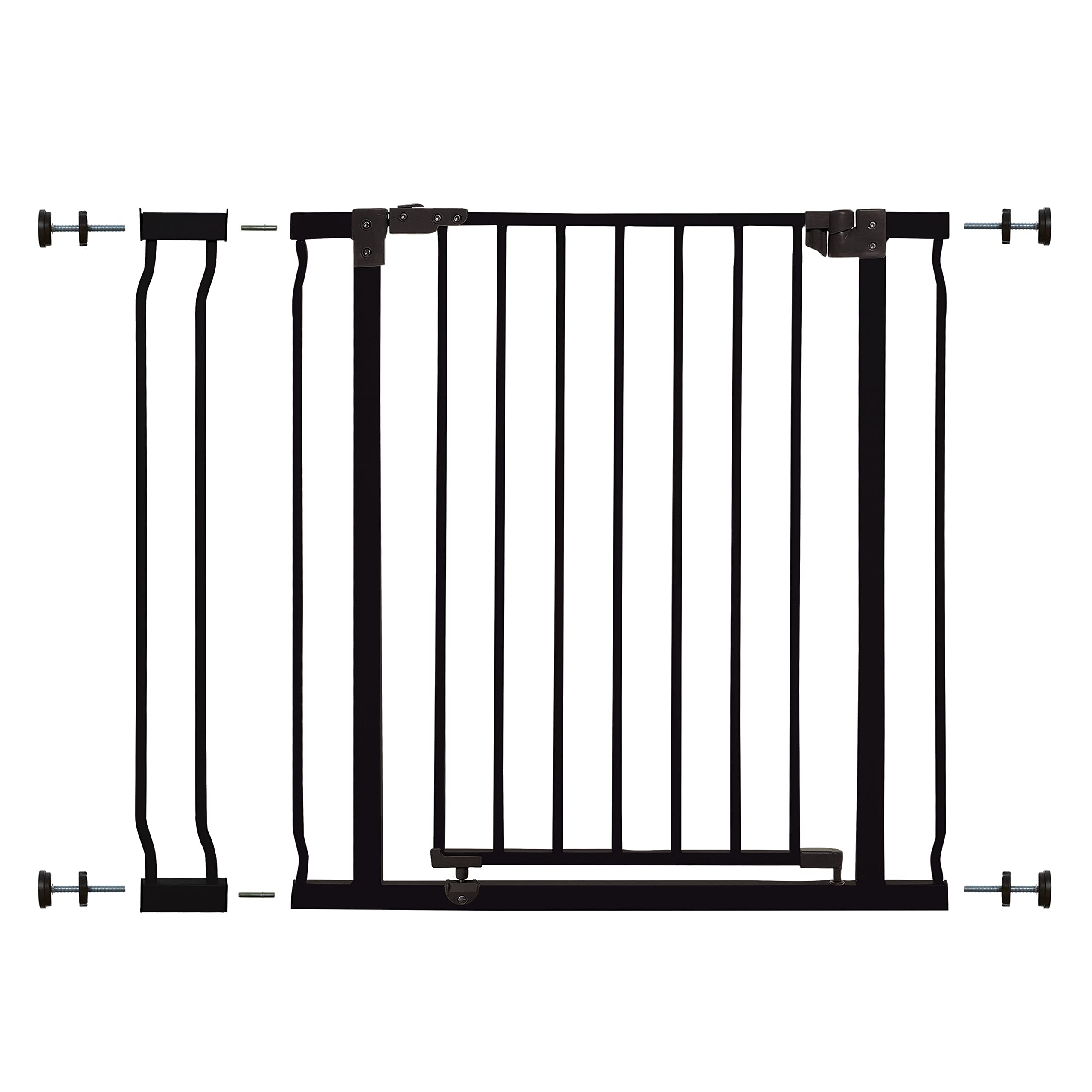 Dreambaby Liberty Walk Thru Baby Safety Gate Set - with 3.5inch Extension Panel, Fits 29.5-36.5inch Openings - Pressure Mounted 