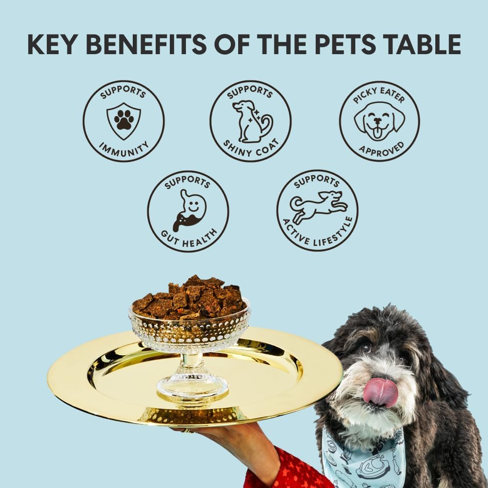 The Pets Table Grain-Free Air Dried Dog Food with Beef & Berries, 1 lb Bag