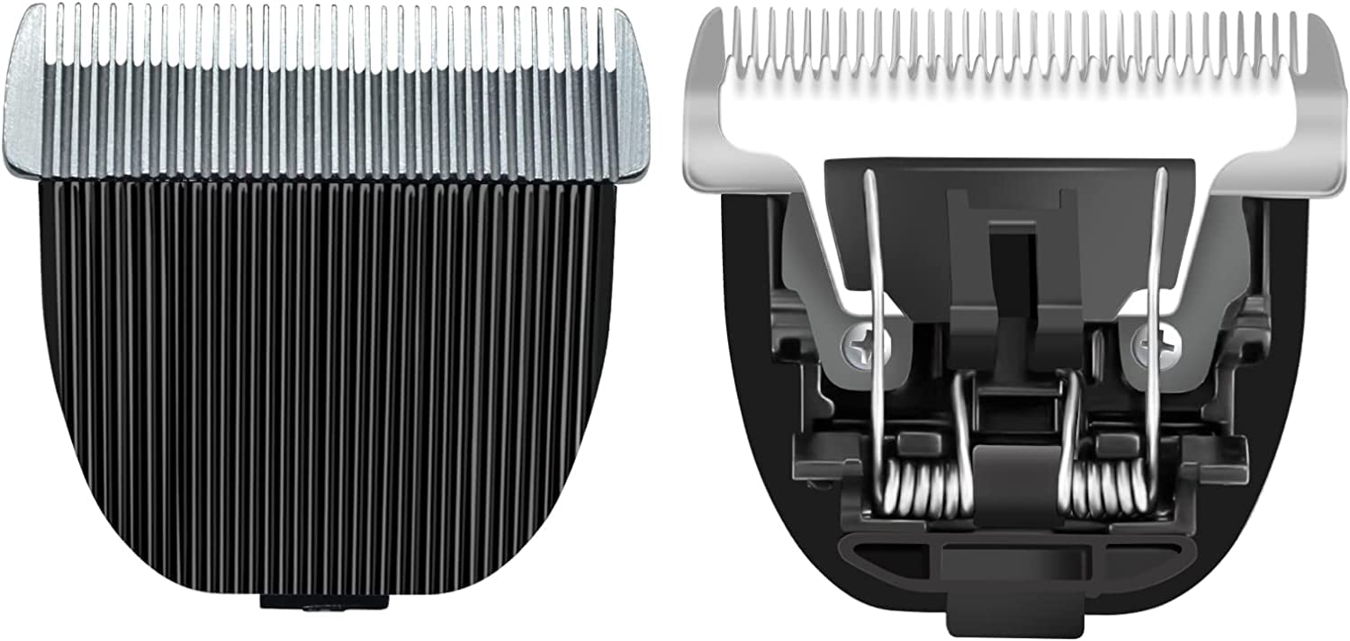 Dodaer 3 Pack Replacement Blade Compatible With Oneisall Low Noise Dog Clippers, Made Of Ceramic Blade & Stainless Steel Blade,C