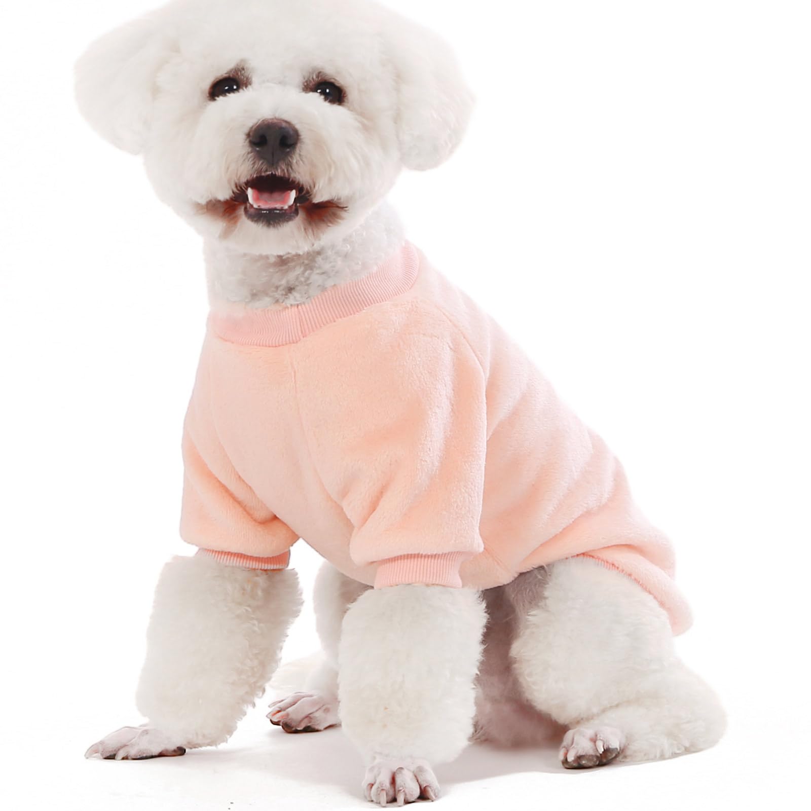 Fabricastle Dog Sweaters, 3-Pack Dog Clothes For Small Female Dogs & Cats, Soft And Warm Pet Coats Xxs - Xl, Winter Pet Jackets,