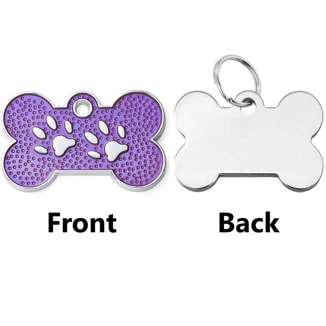 Personalized Dog/Cat Cute Paw Pet Id Tag For Pet Collar Or Key Chain - Cat Name Tag, Cat Tag, Cat Tags Personalized, Cat Id Tag,