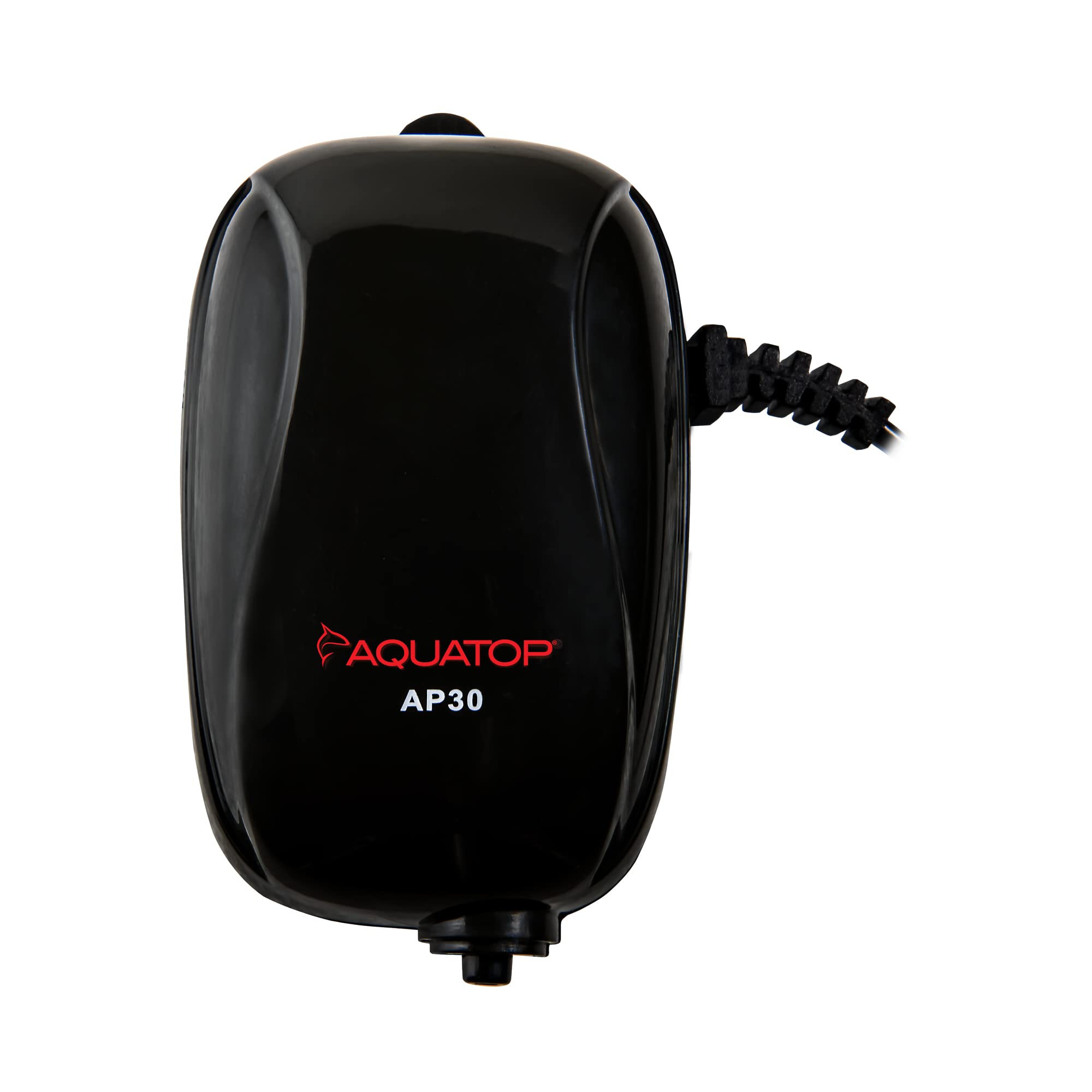 Aquatop Breza Aquarium Air Pump Single Outlet, Super Quiet, up to 40 Gal Fish Tank, AP-30