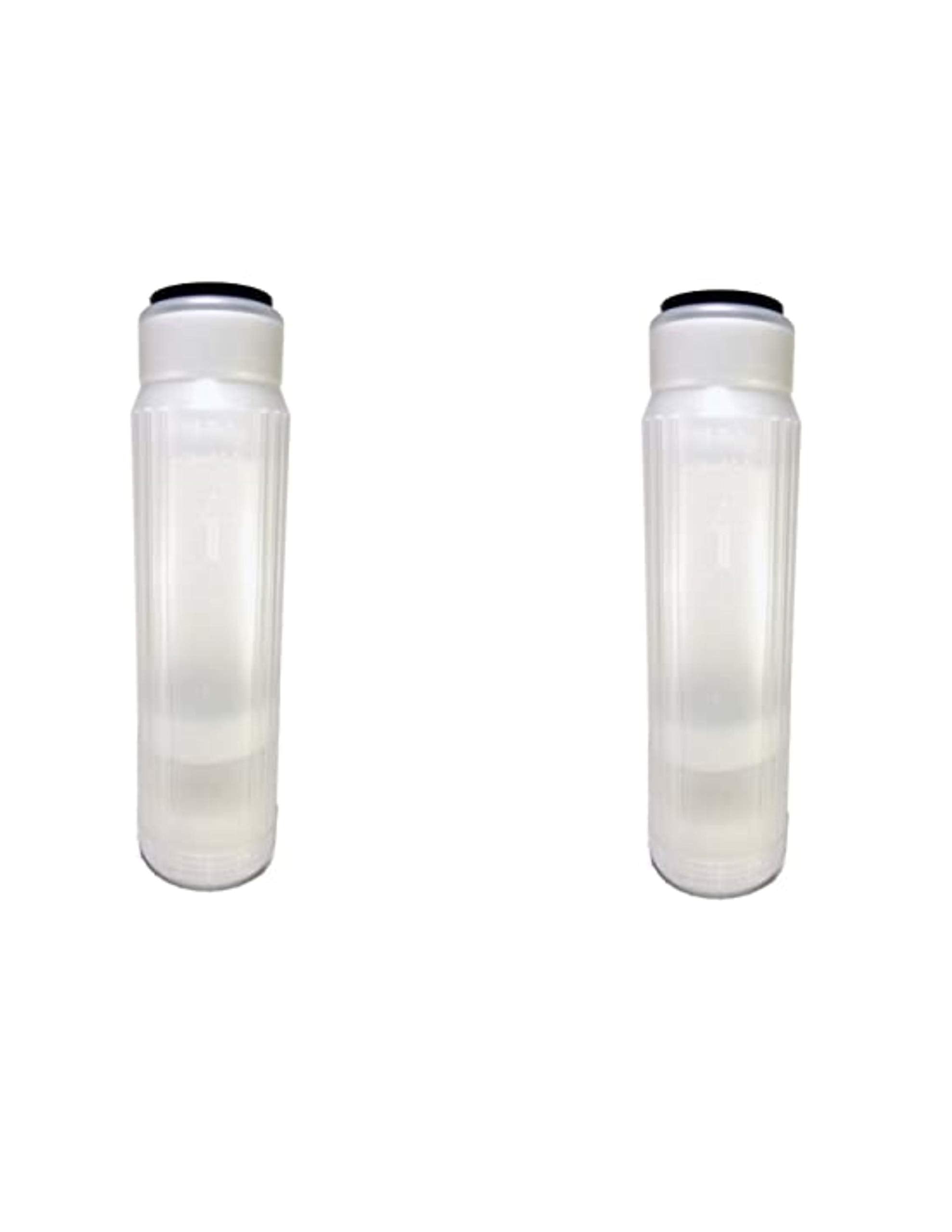 Cfs - 2 Pack Clear Refillable Cartridge For Di Resin And Other Media Residential Or Aquarium - Remove Bad Taste & Odor - Whole H
