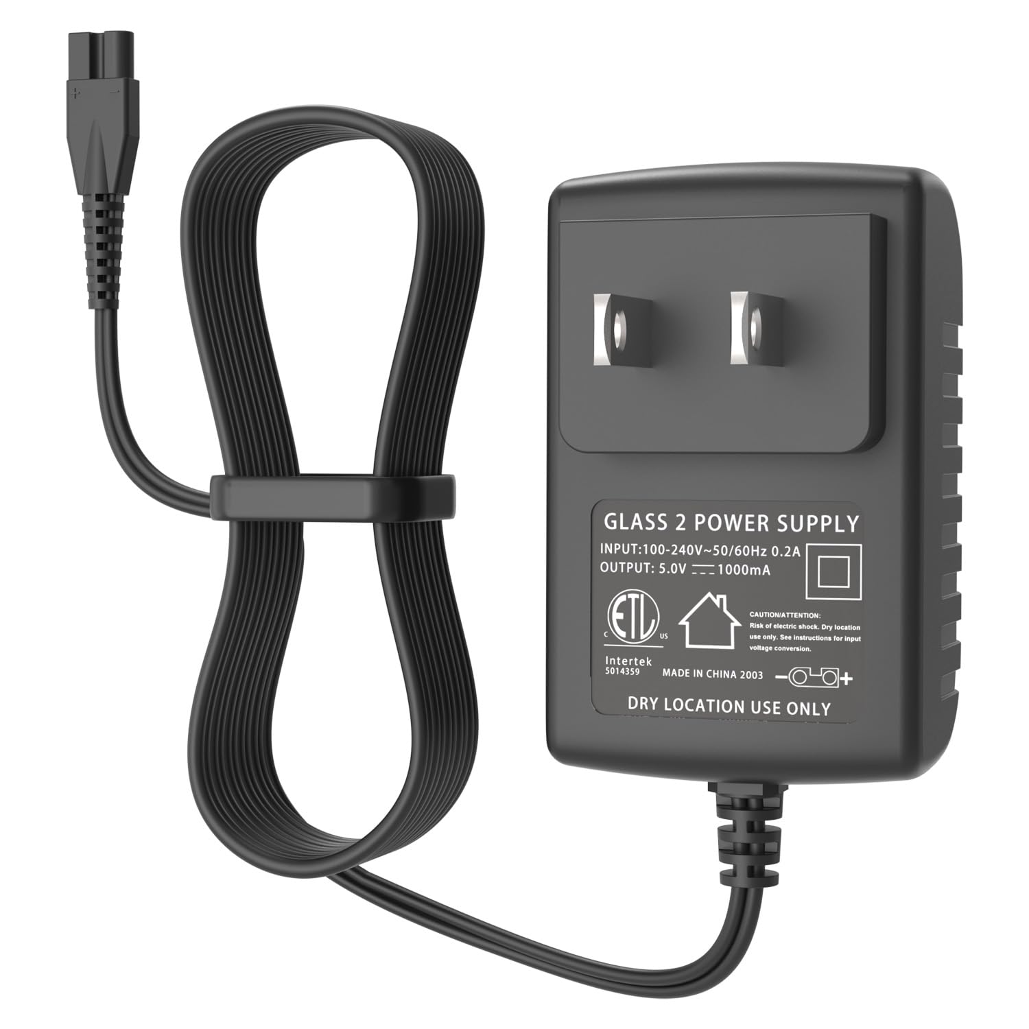 Pinkind Replacement Charger Compatible with oneisall Low Noise Dog Clippers, Charger Cord for SUPRENT Clippers, Pet Hair Clipper