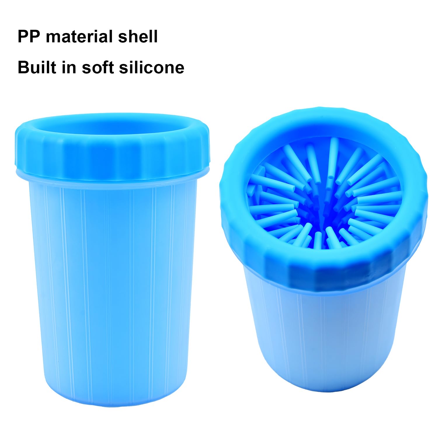 Dog Paw Cleaner For Medium And Large Breeds - Foot Washer Cup, Fast Clean Pet Essentials, Gift For Dog Owners