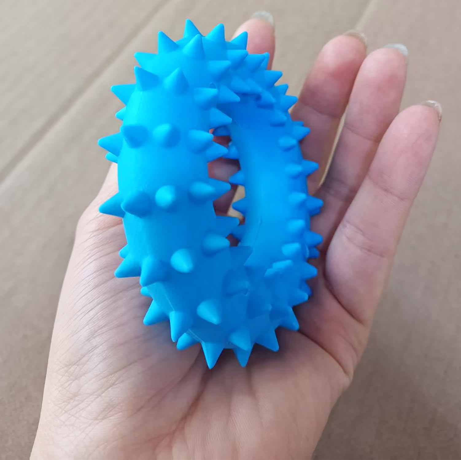 Sunglow Cotton Rope Weaving Dog Toy & Ring Toy Rubber,Cotton Rope Dog Chew Toys,Decompression And Tug Toy For Small Dogs Trainin