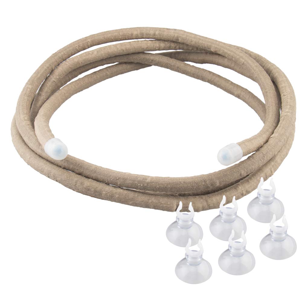 Eonmir 8-Foot Reptile Vines, Flexible Jungle Climber Long Vines Habitat Decor For Climbing, Chameleon, Lizards, Gecko (Thick Vin