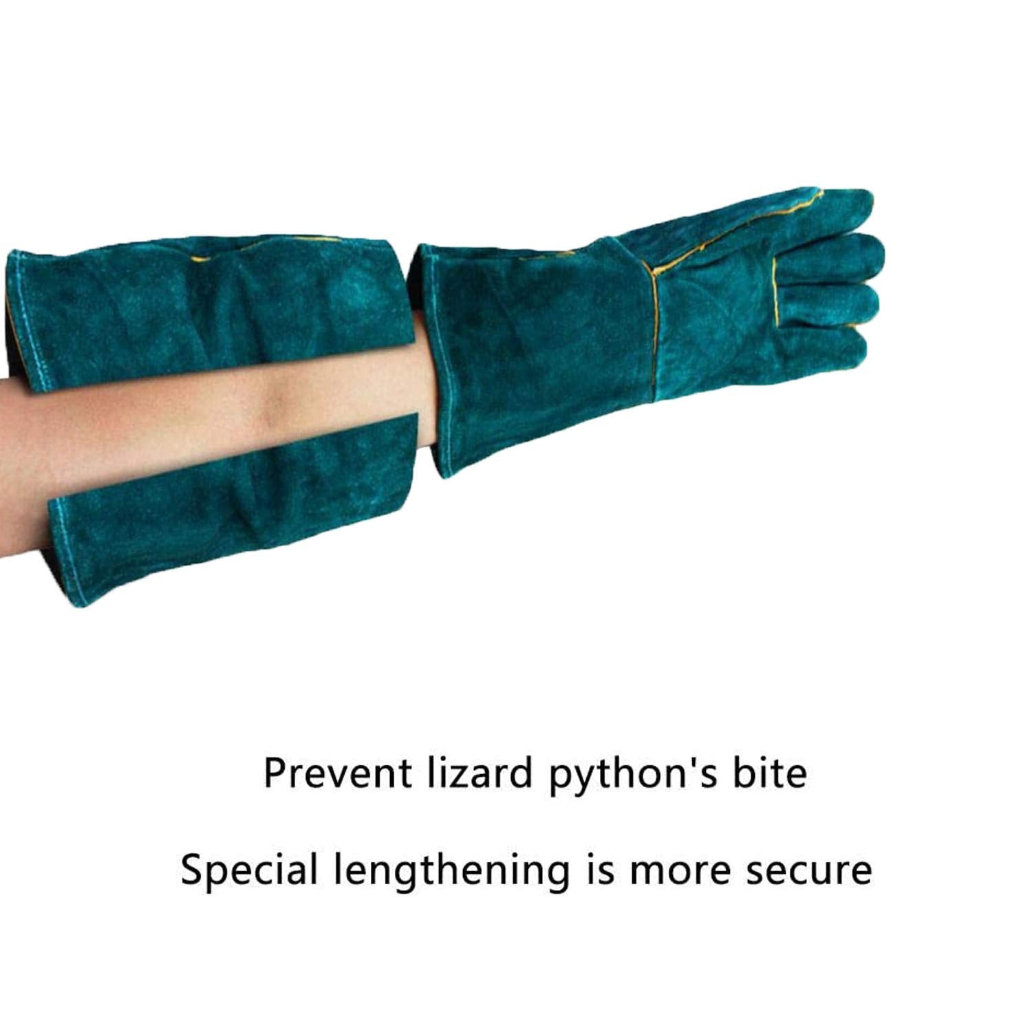 Pesandy Animal Handling Gloves Bite Proof, 60Cm Durable Bite Resistant Gloves For Bathing,Grooming,Welding, Handling Dog/Cat/Bird/Snake/Parrot/Lizard/Reptile- Scratch/Bite Resistant Protection Gloves