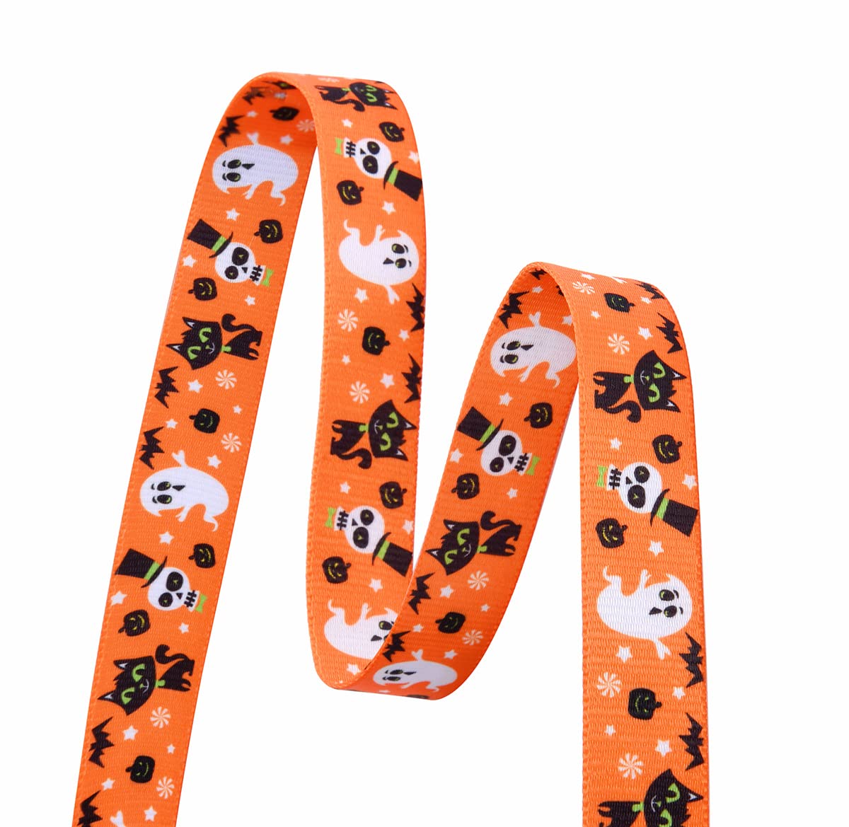 Hqyddmi Halloween Dog Collar With Pumpkin Bat Cats, Ghosts Print, Soft Comfortable Adjustable Collars For Small Medium Large Dogs(Halloween,M)