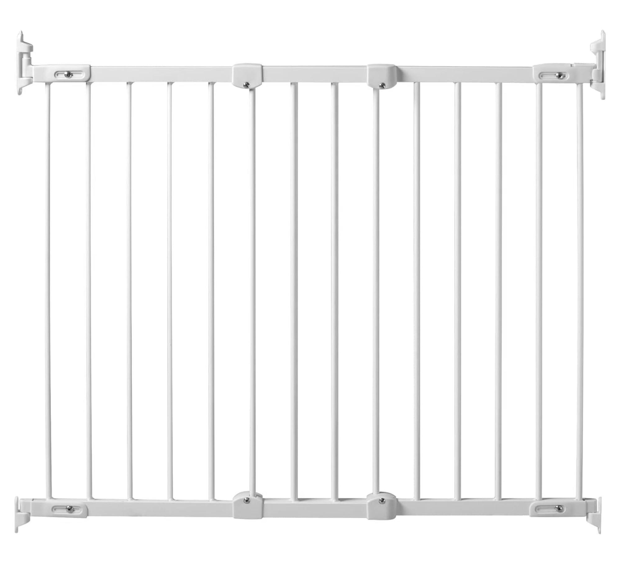 KidCo 28-42.5 Angle Mount Safeway Angeled Baby Gate for Stairs with Banister or Uneven Walls | No-Trip Top of Stairs Baby Gate N
