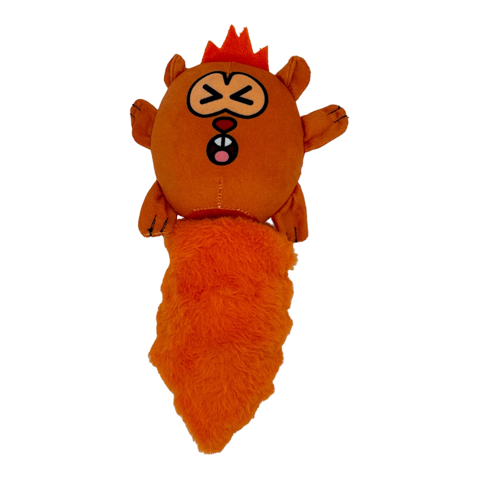 Squirrel Dog Toy Funny Cute Tiny Squirrel Stuffed Chew Toy With Reattachable Tail And Hidden Treat Compartments - Rip And Reveal