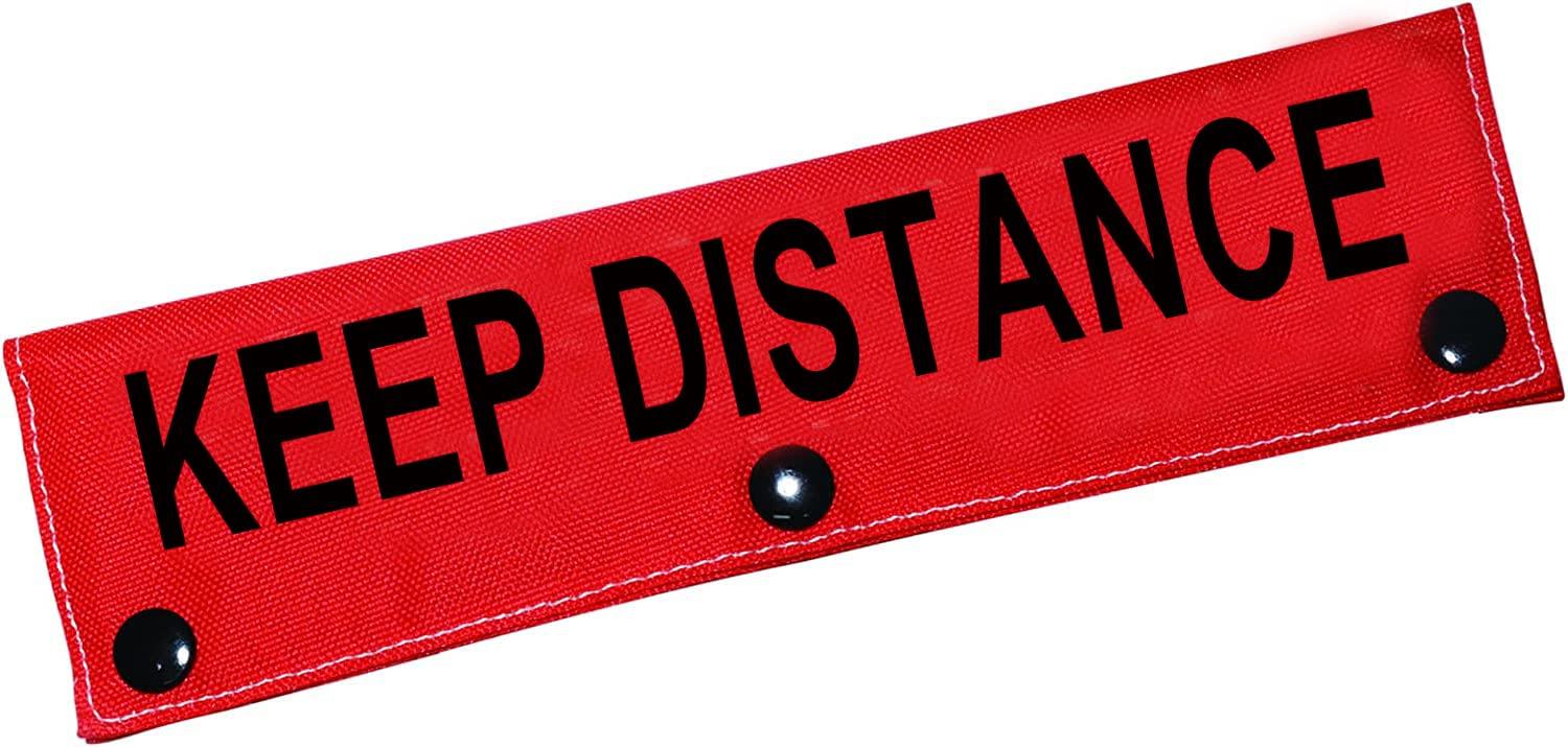 Funny Dog Leash Sleeve Keep Distance Dog Leash Wrap Sleeve Pet Birthday Gift (Keep Distance Ye Sleeve)
